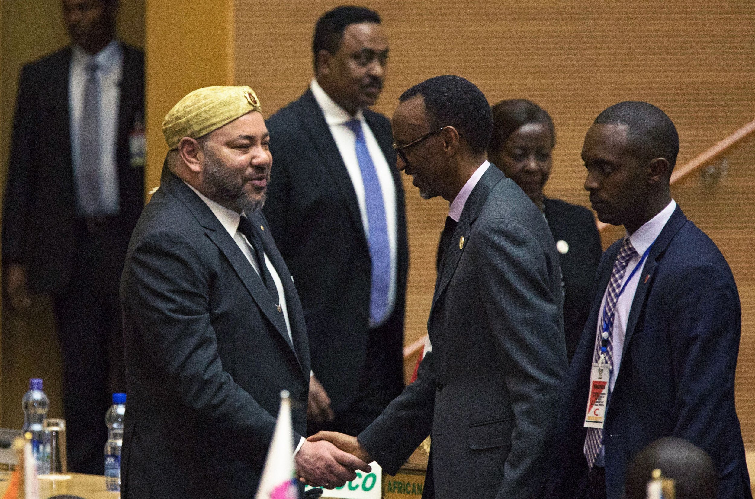 King Mohamed VI at AU summit