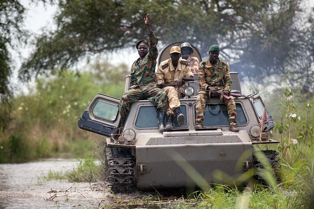 Soldiers of the Sudan People Liberation Army