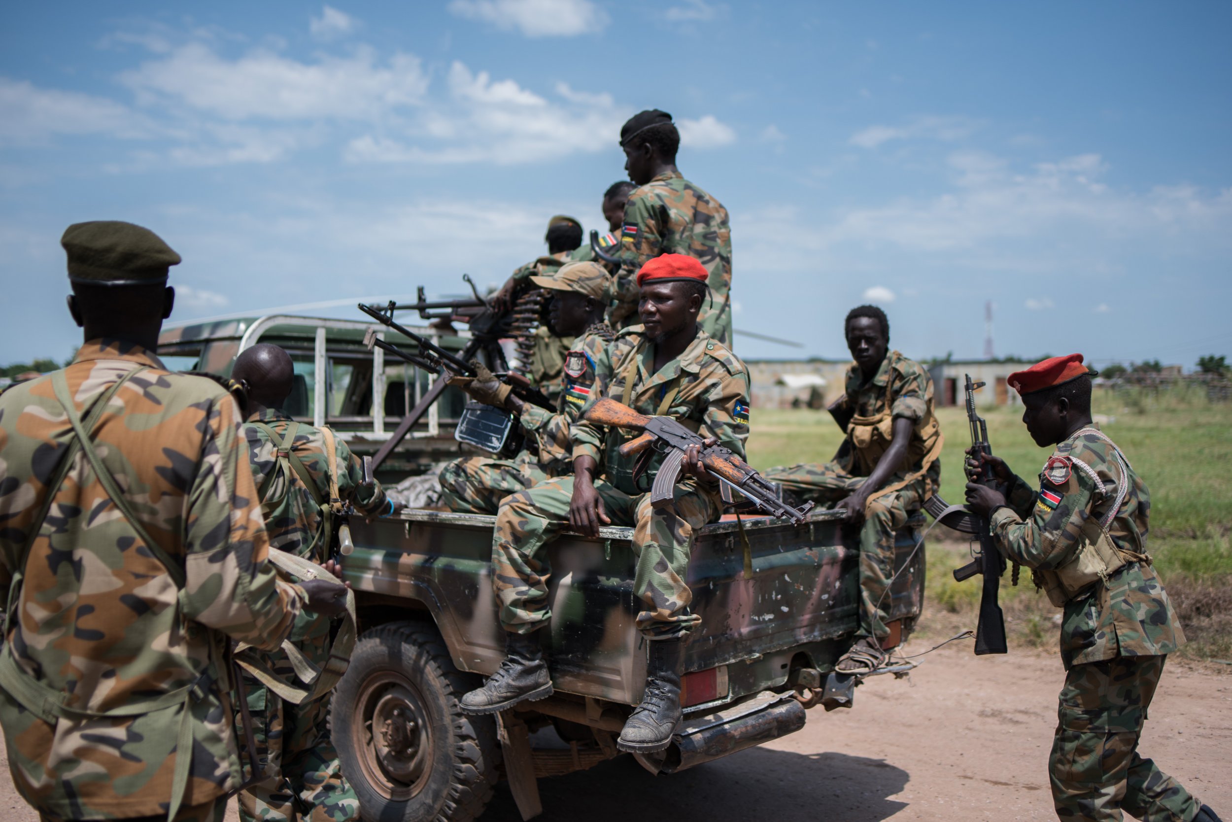 South Sudan soldiers