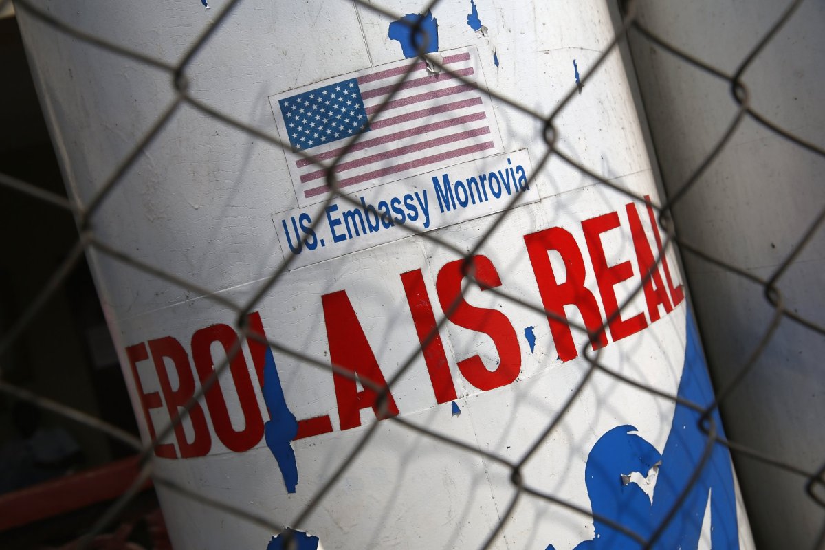 Ebola sign Liberia