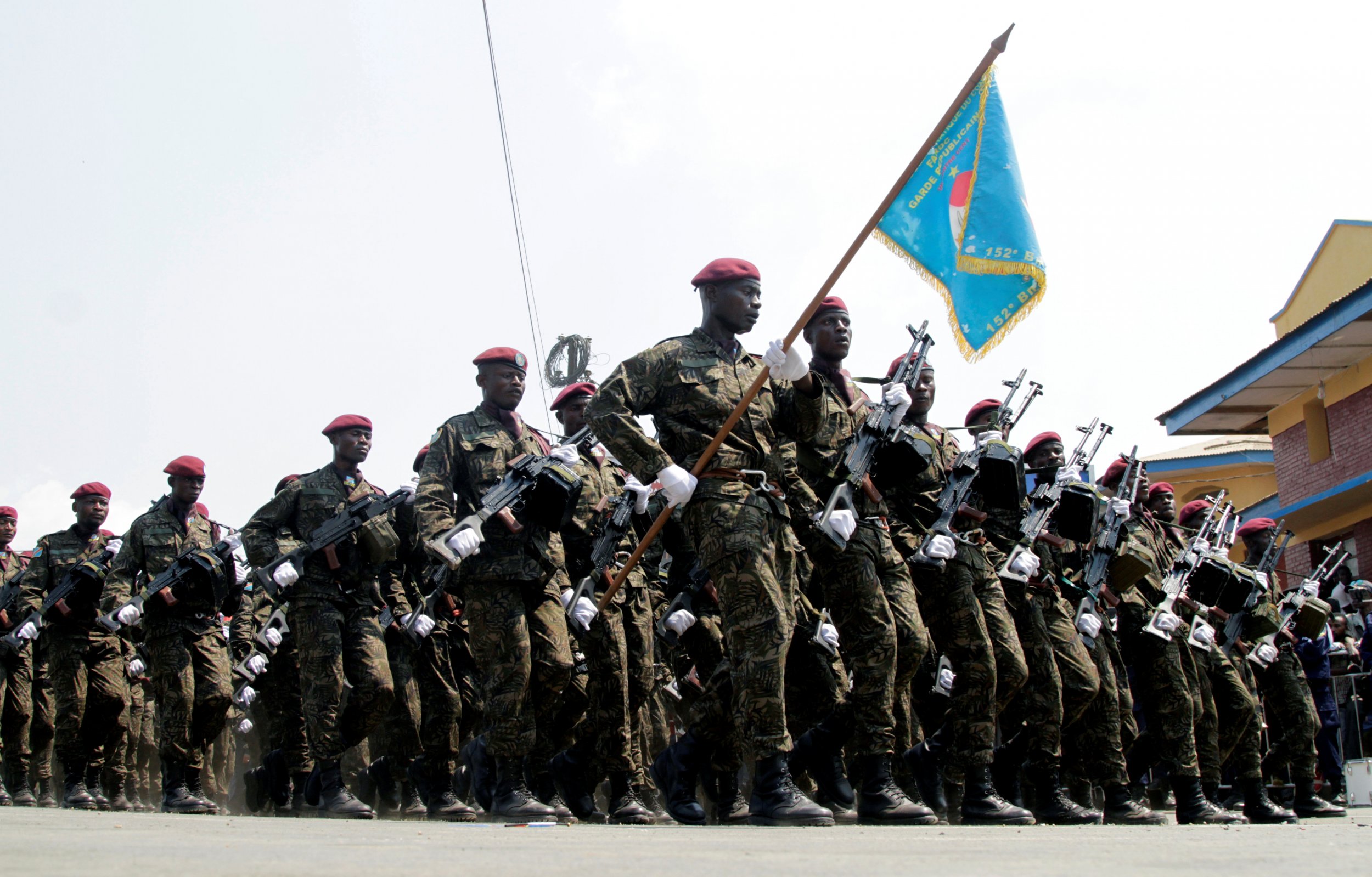 Congo army parade