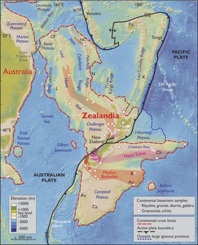 Zealandia map