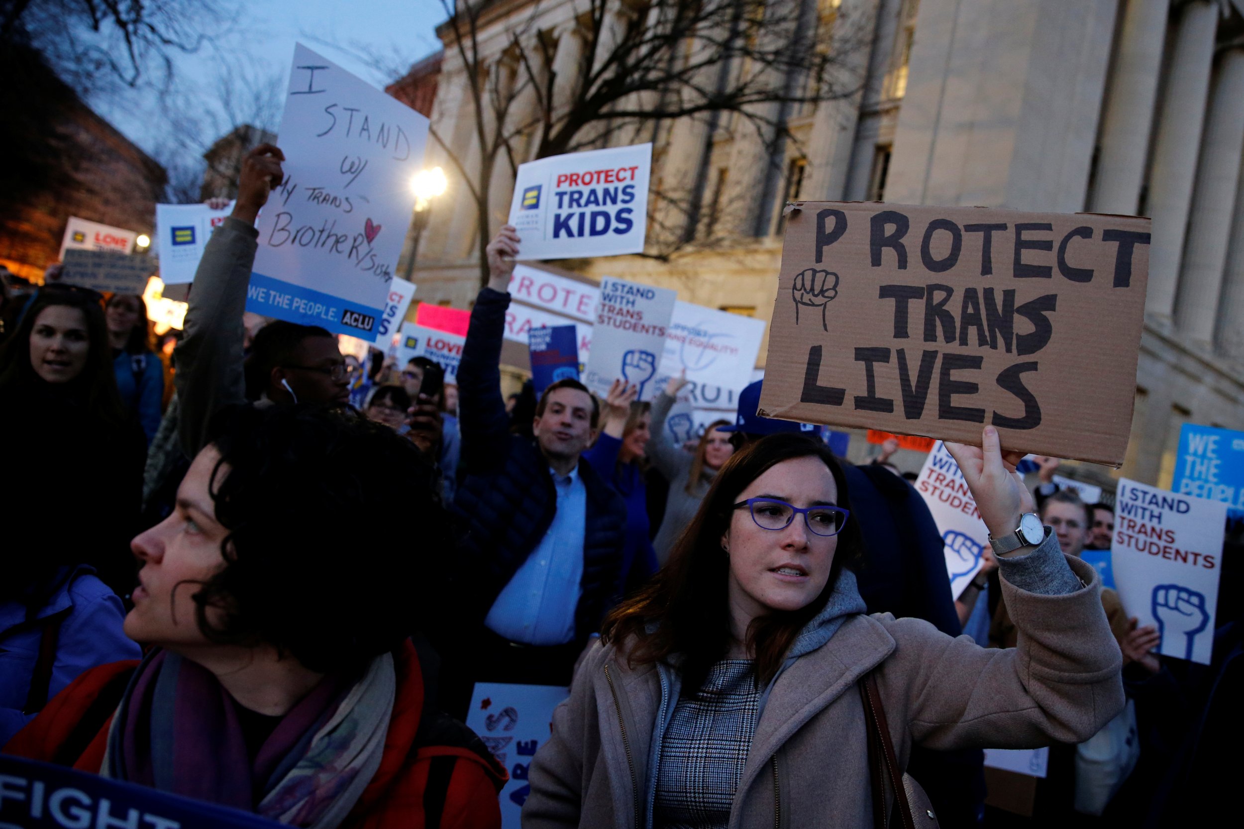 Transgender protest