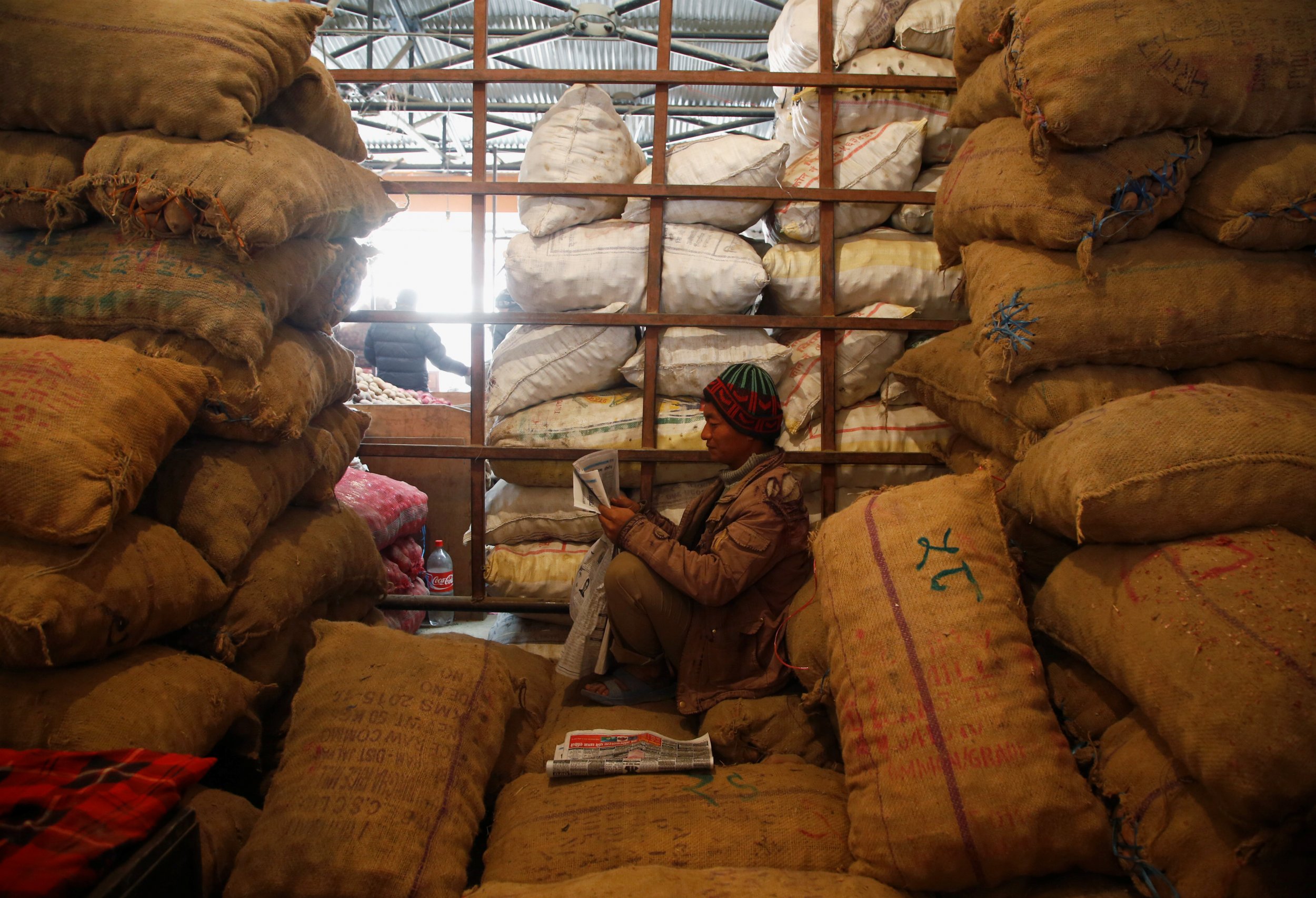 A porter in Kathmandu