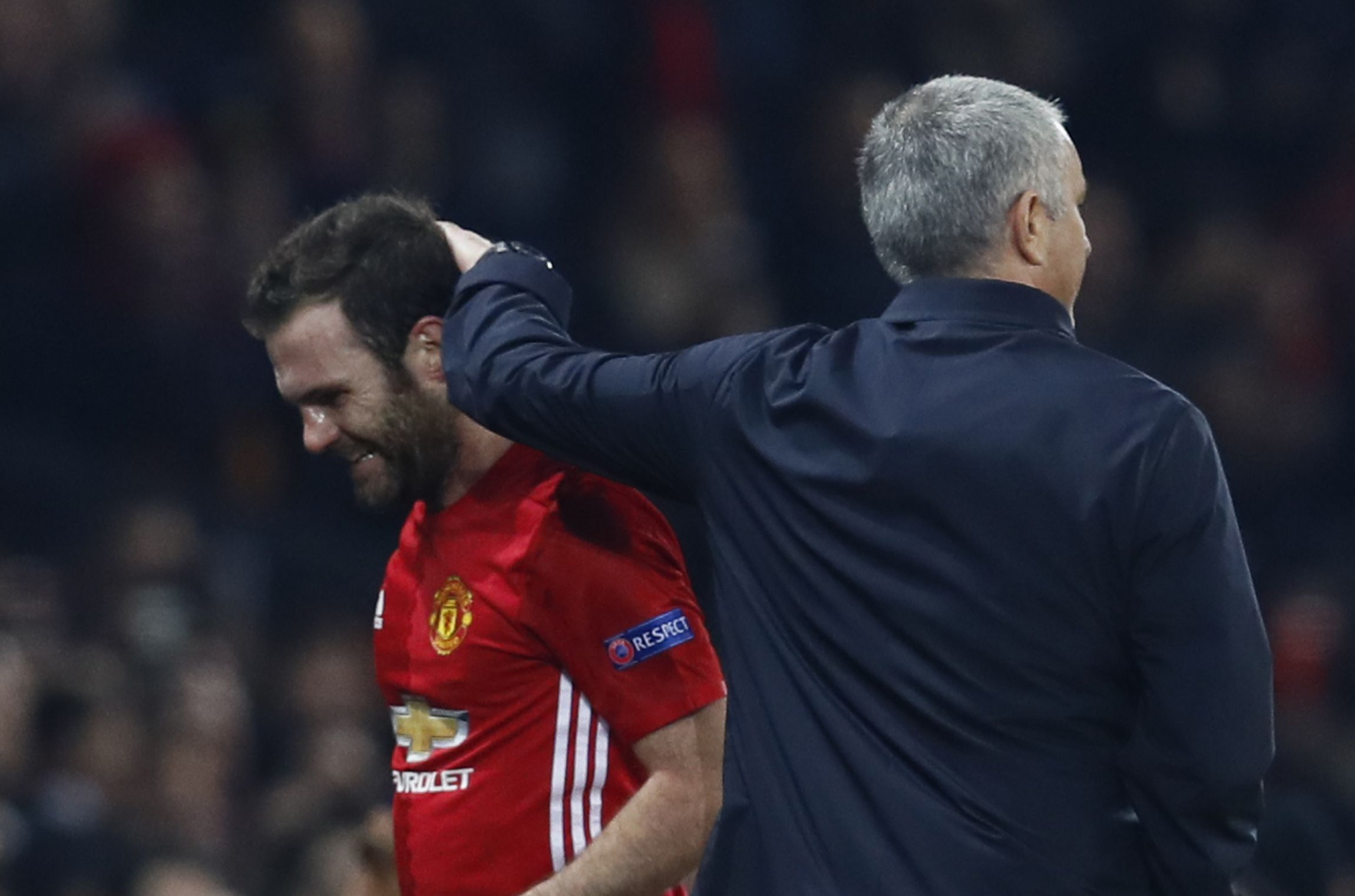 Mata and Mourinho