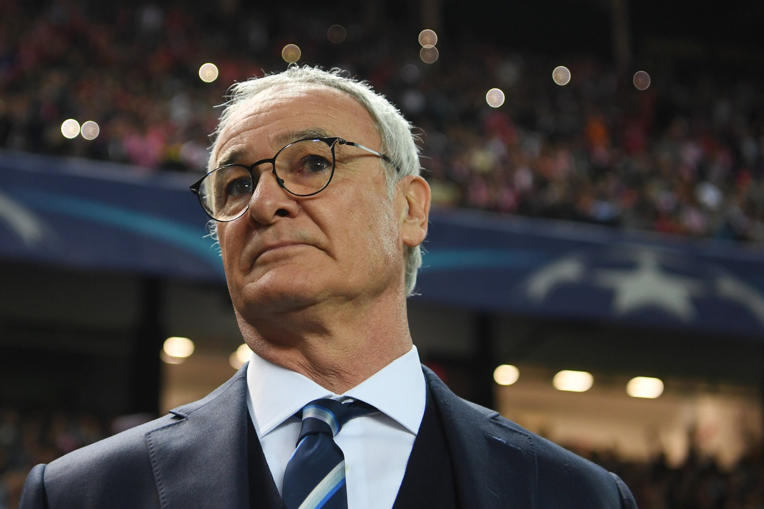 Leicester City midfielder Claudio Ranieri.