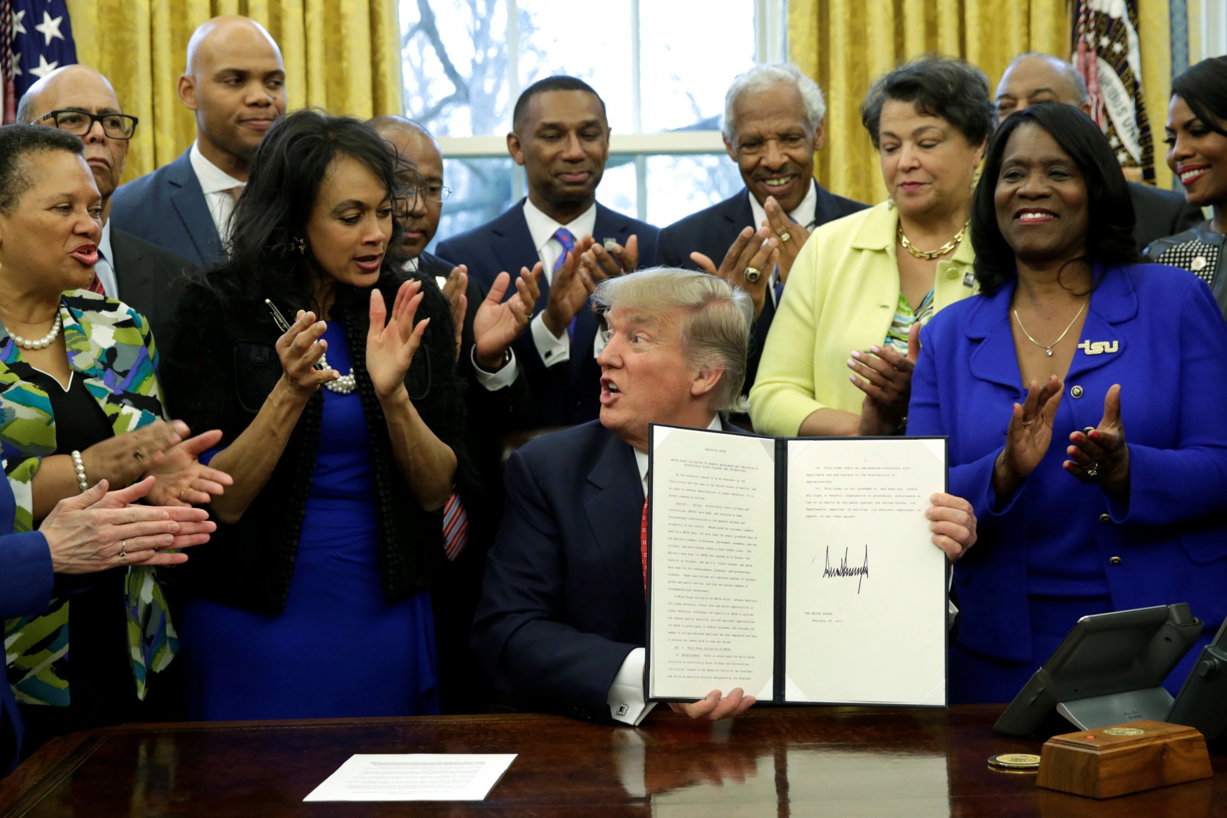 Trump Signs Executive Order to Boost Historically Black Colleges - Newsweek