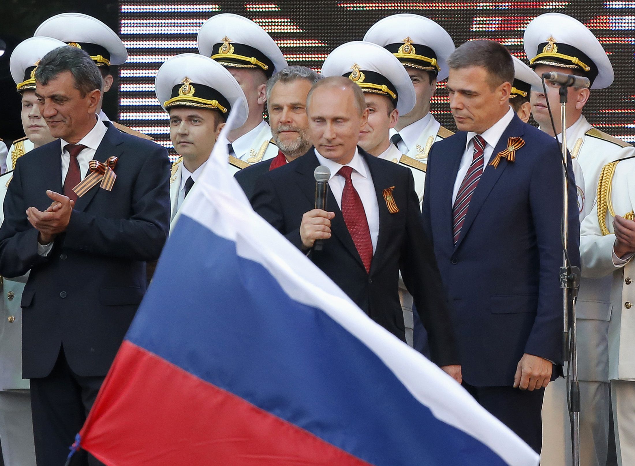 Vladimir Putin in Crimea