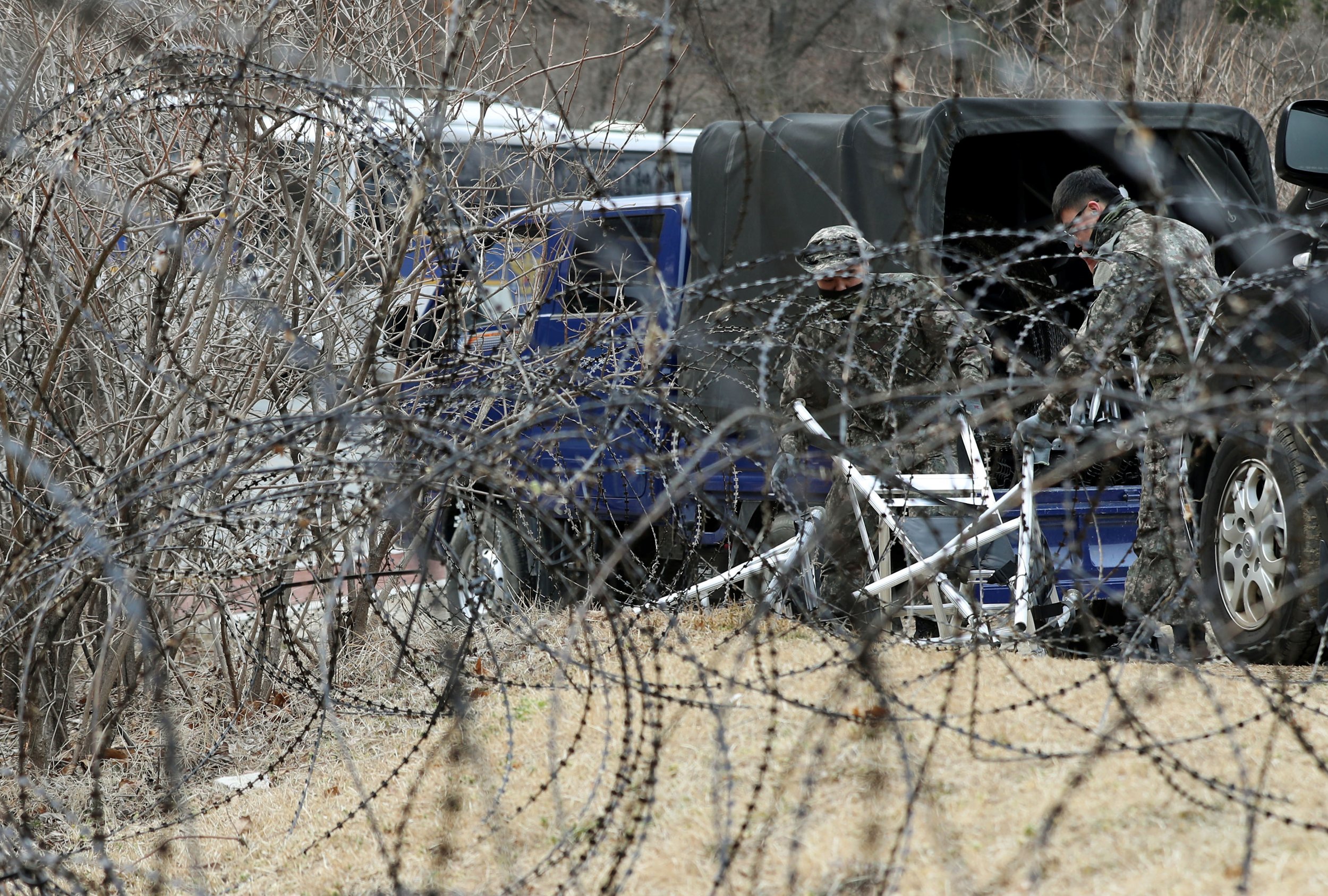 South Korea barbed wire