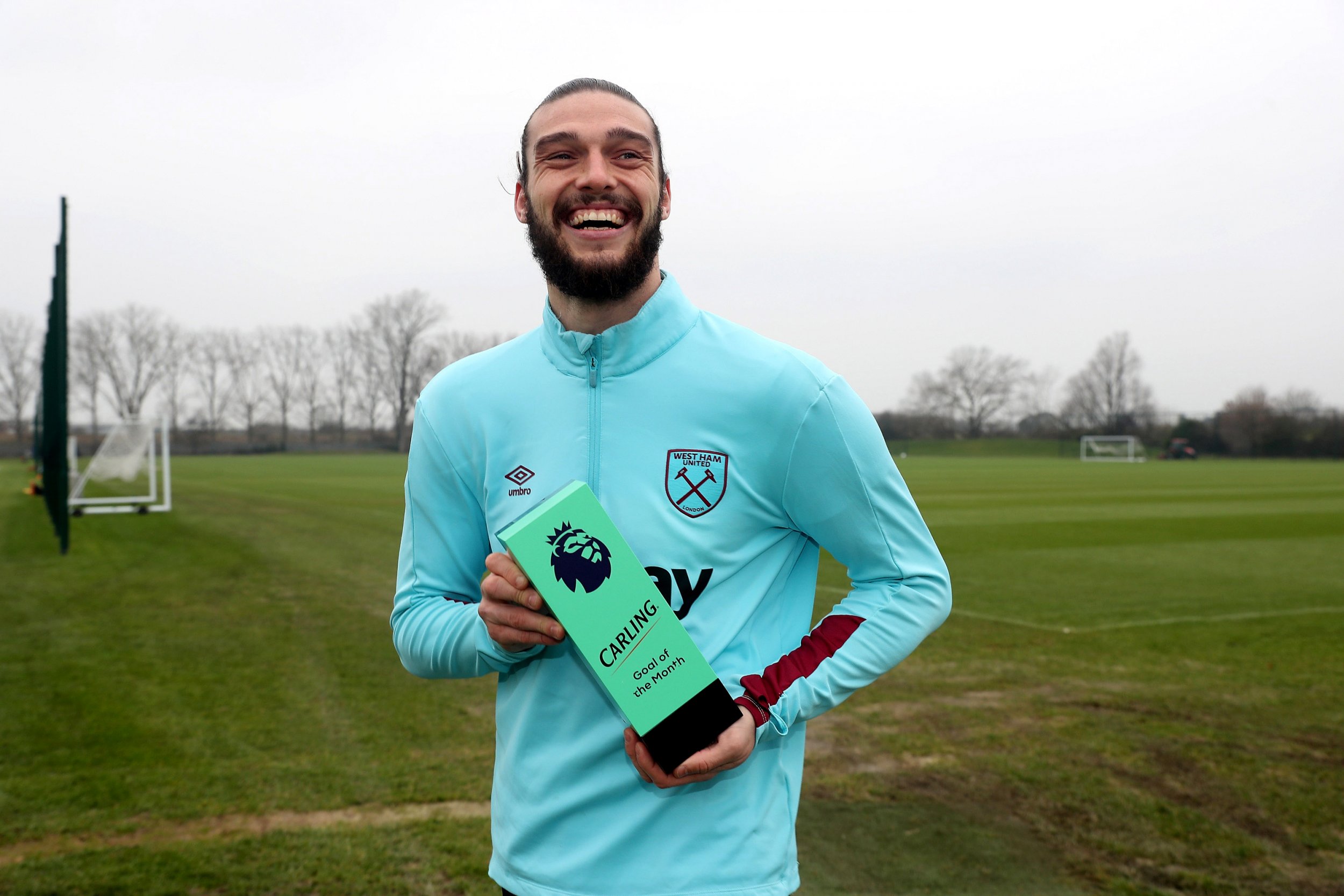 West Ham United striker Andy Carroll.