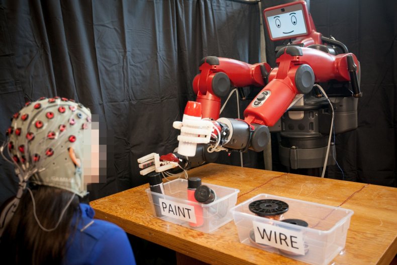 mind controlled robot MIT brain