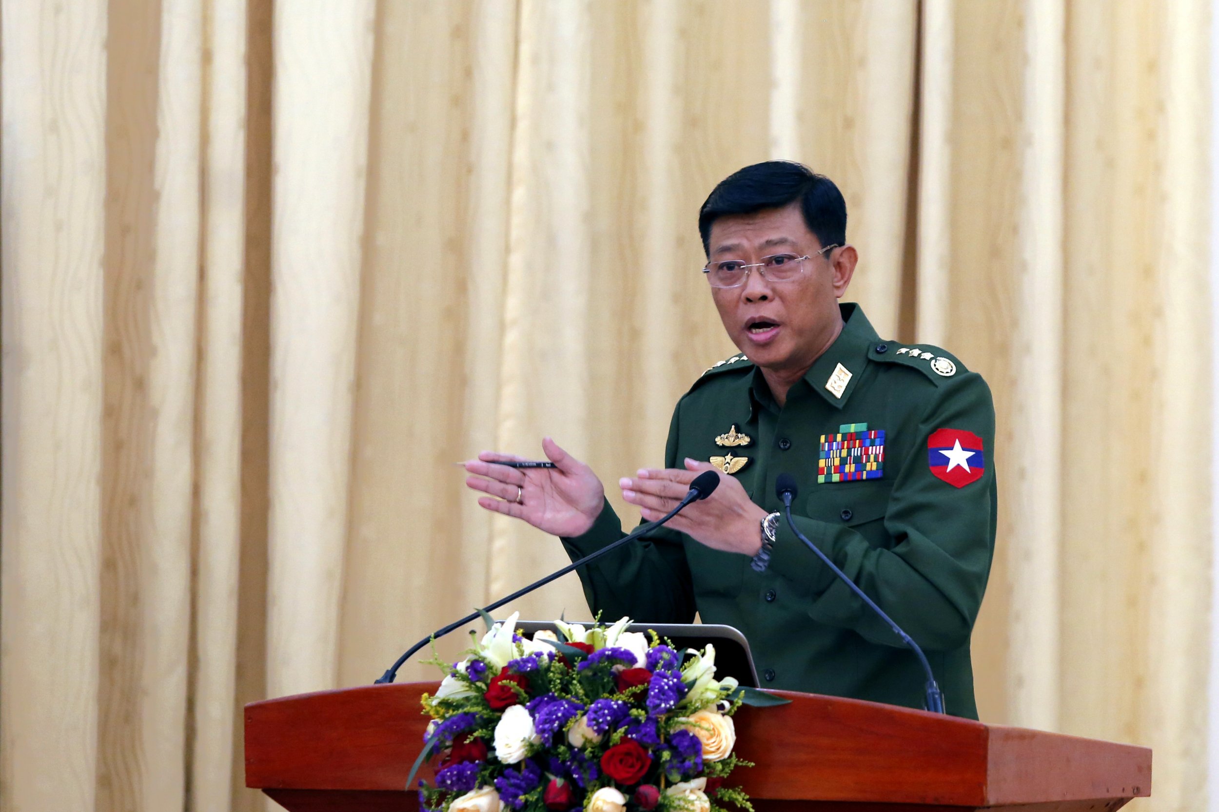 Myanmar's Chief of General Staff (Army,Navy and Air) Lieutenant General Mya Tun Oo