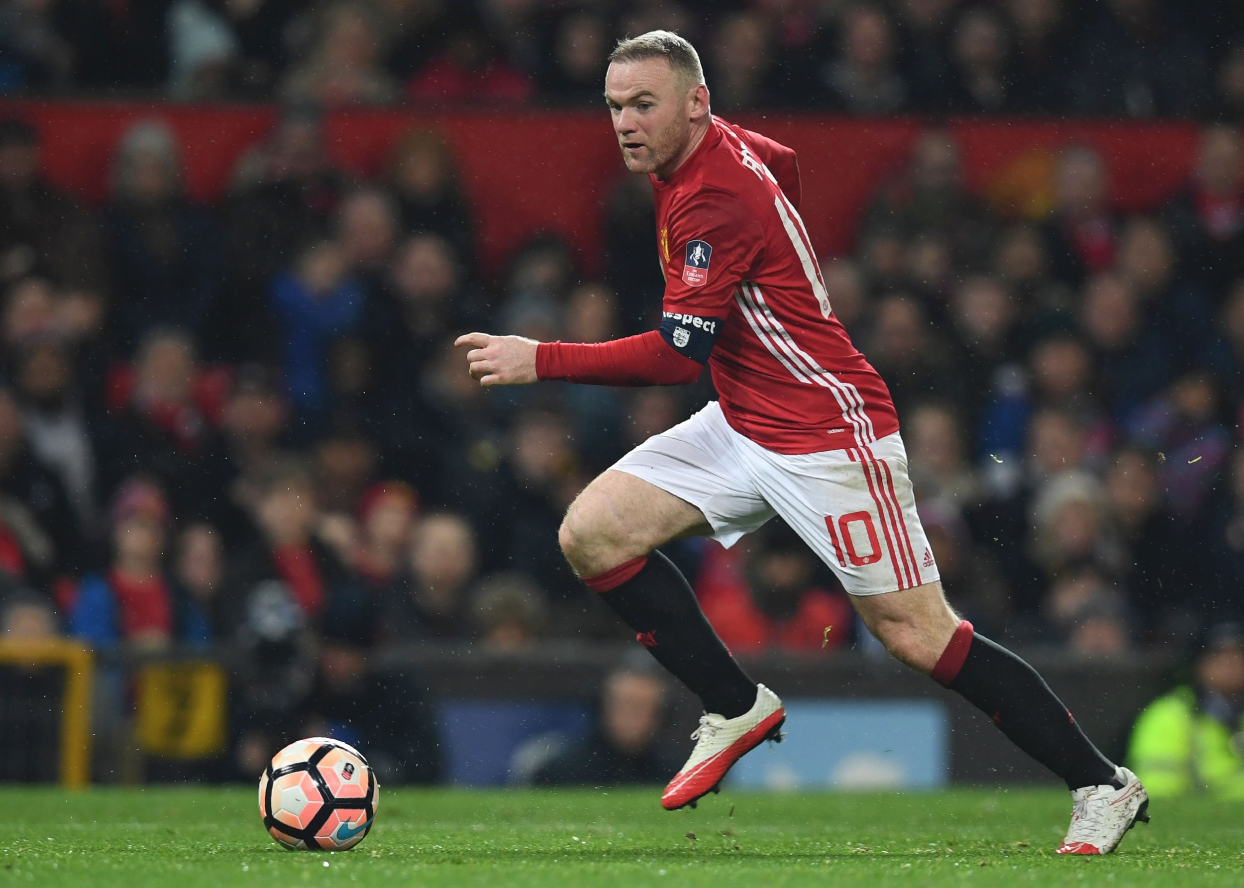 Manchester United striker Wayne Rooney.