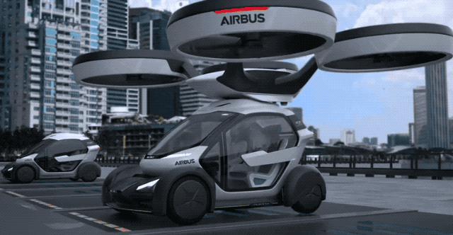 airbus vahana self-flying car