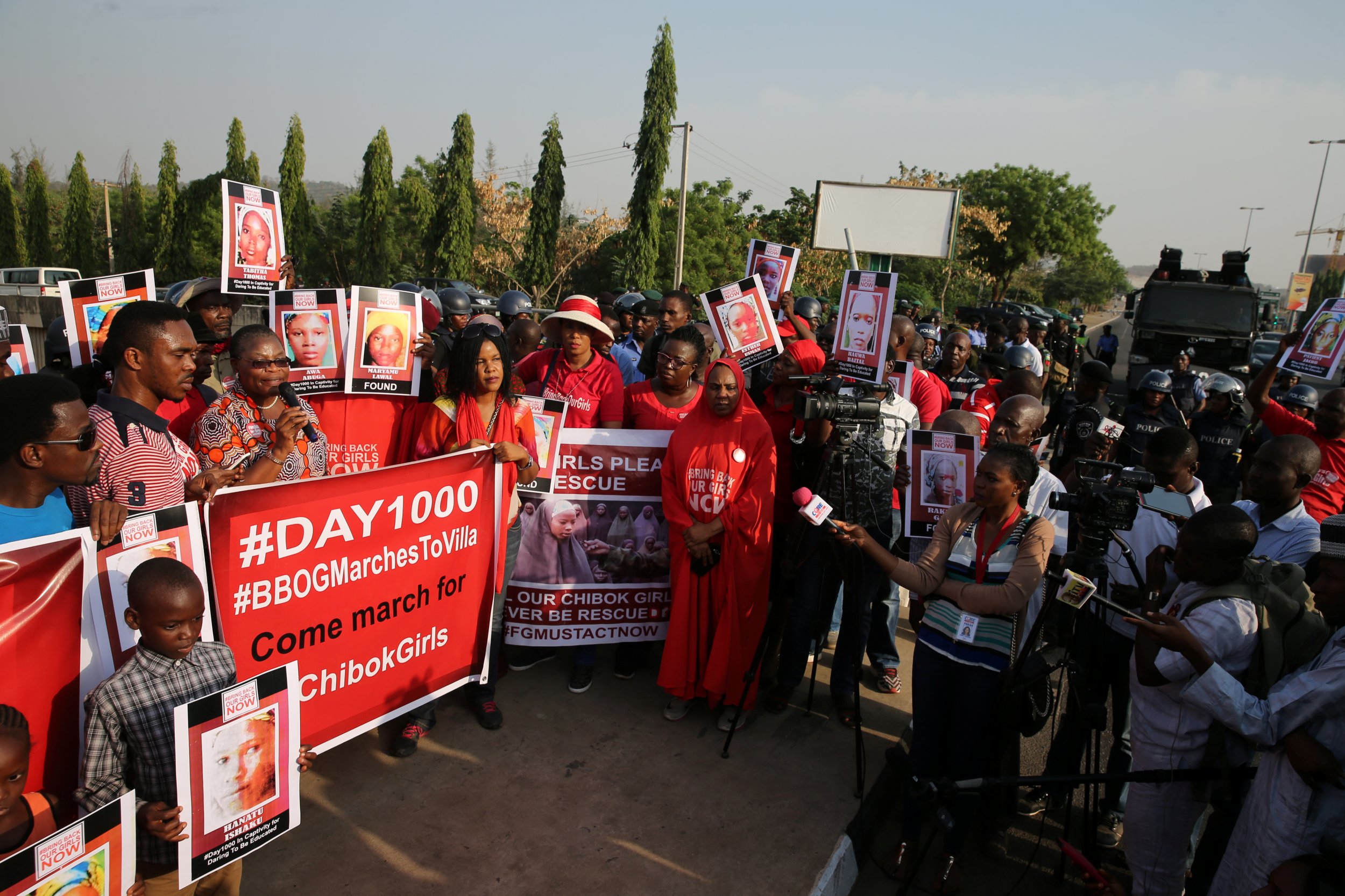 Chibok girls rally