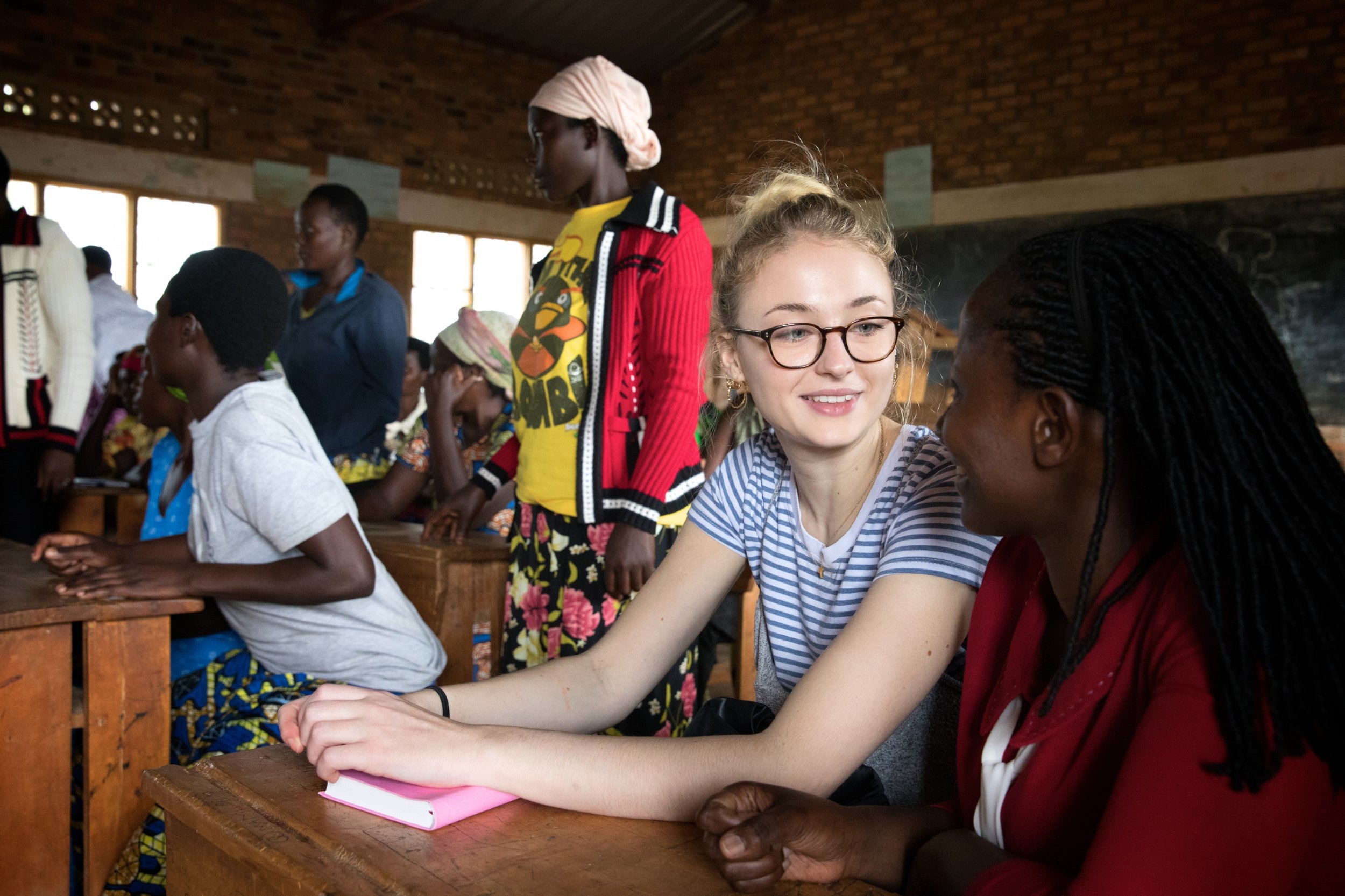 Sophie Turner in Rwanda