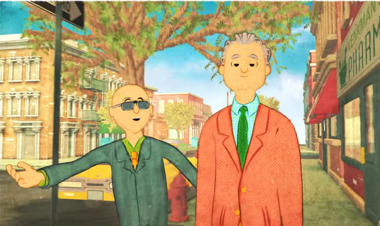 Bill Murray Appears in Animated Music Video Singing About Being Happy ...