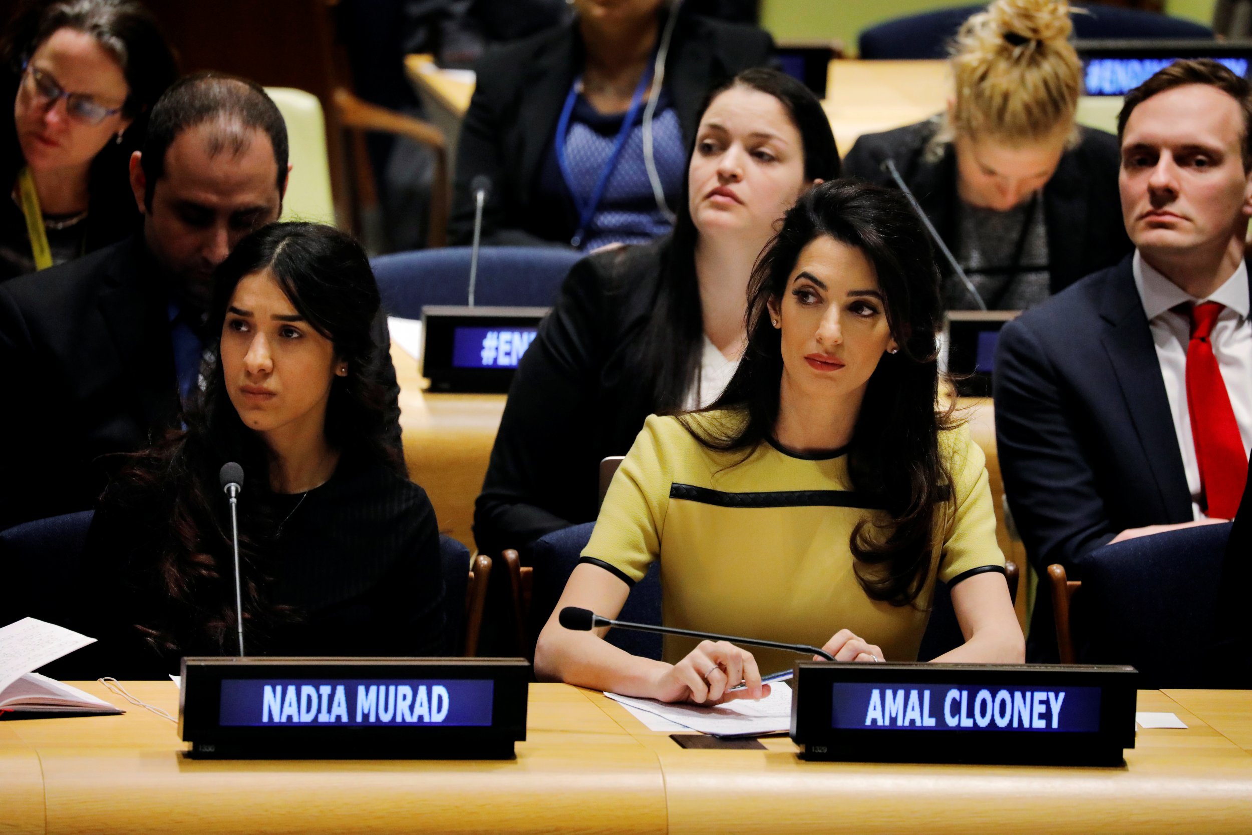 Amal Clooney and Nadia Murad Amal Clooney and Nadia Murad