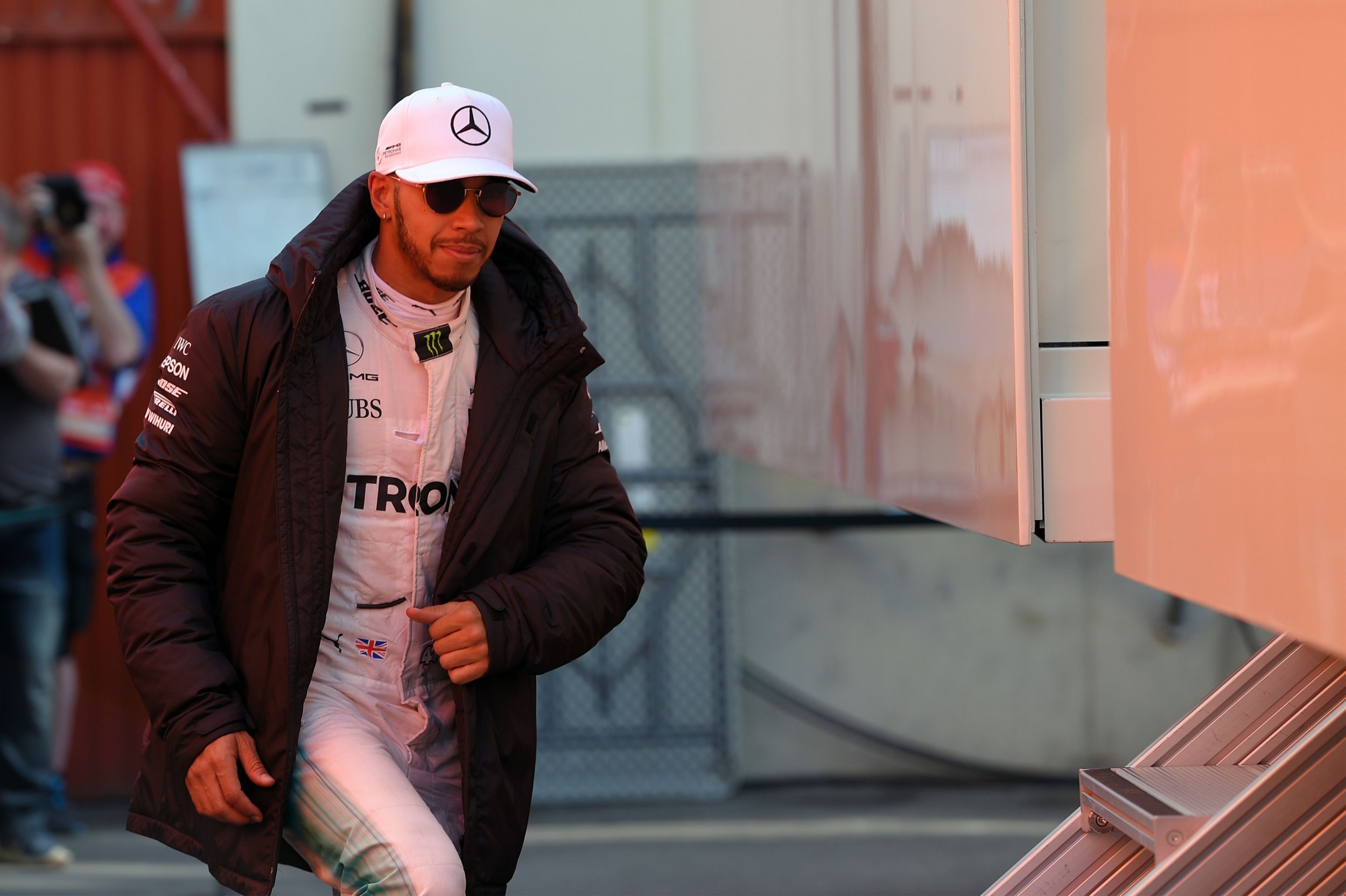 Mercedes-AMG driver Lewis Hamilton.
