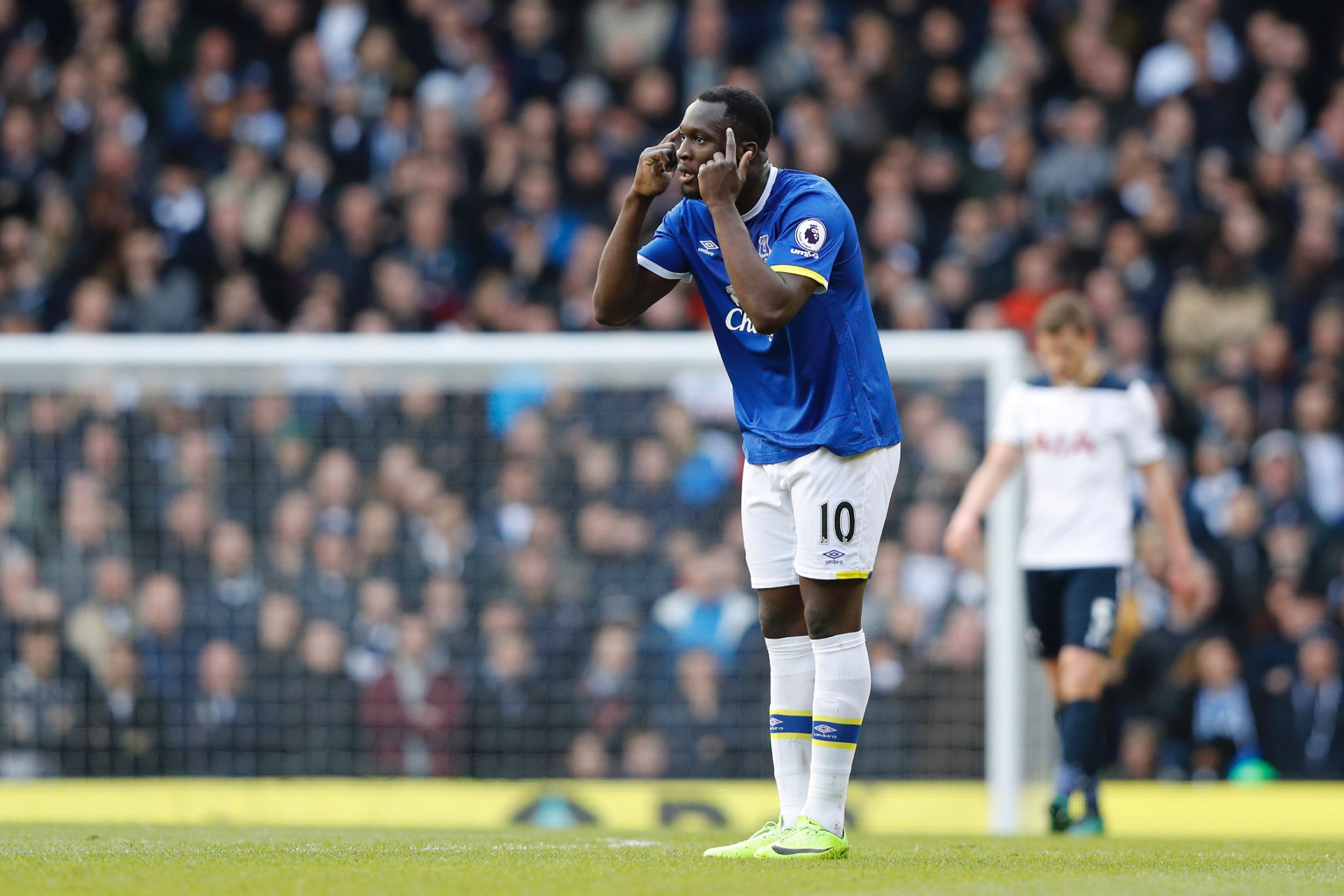 Everton striker Romelu Lukaku