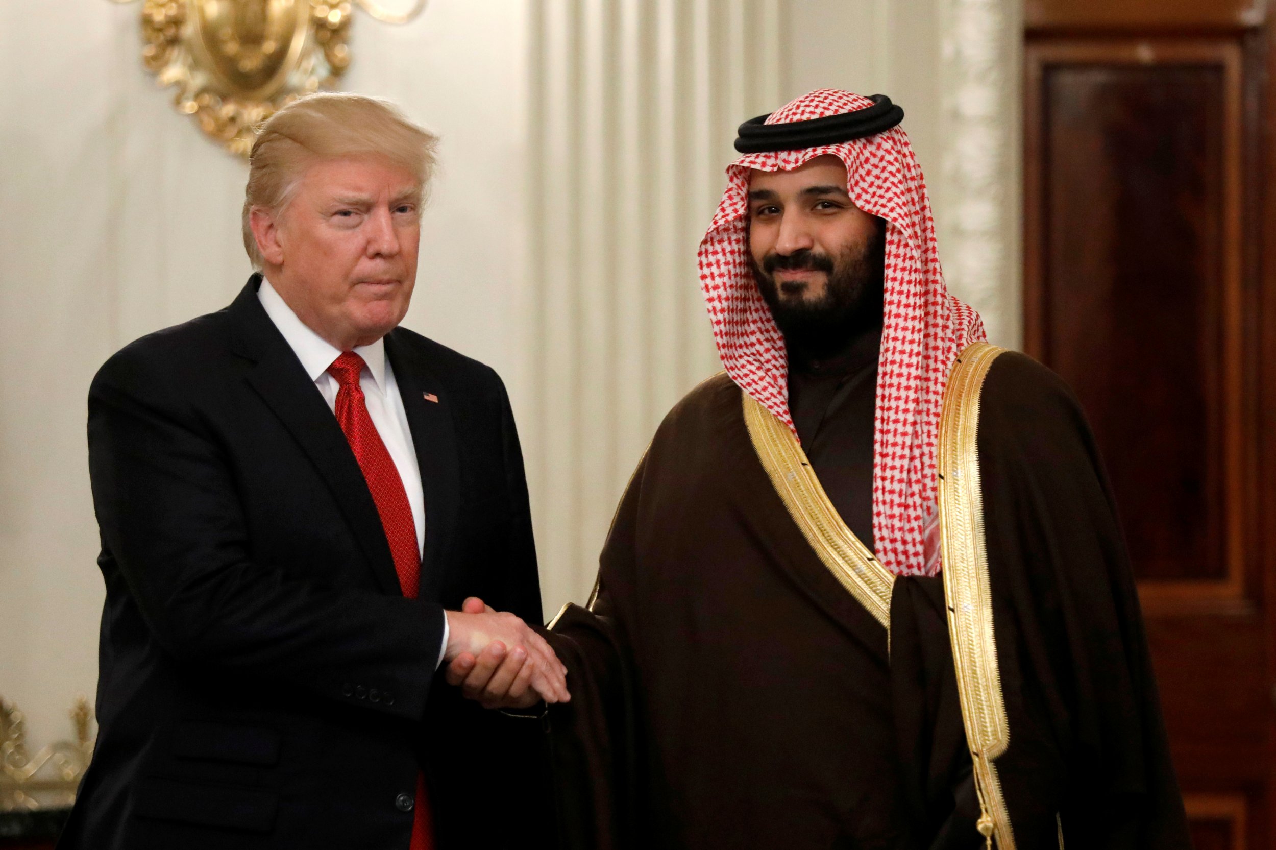 Donald Trump Mohammed bin Salman