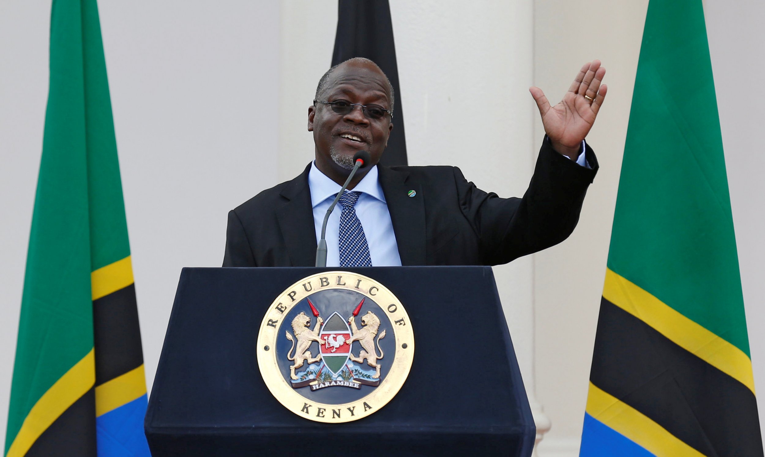 Magufuli in Kenya