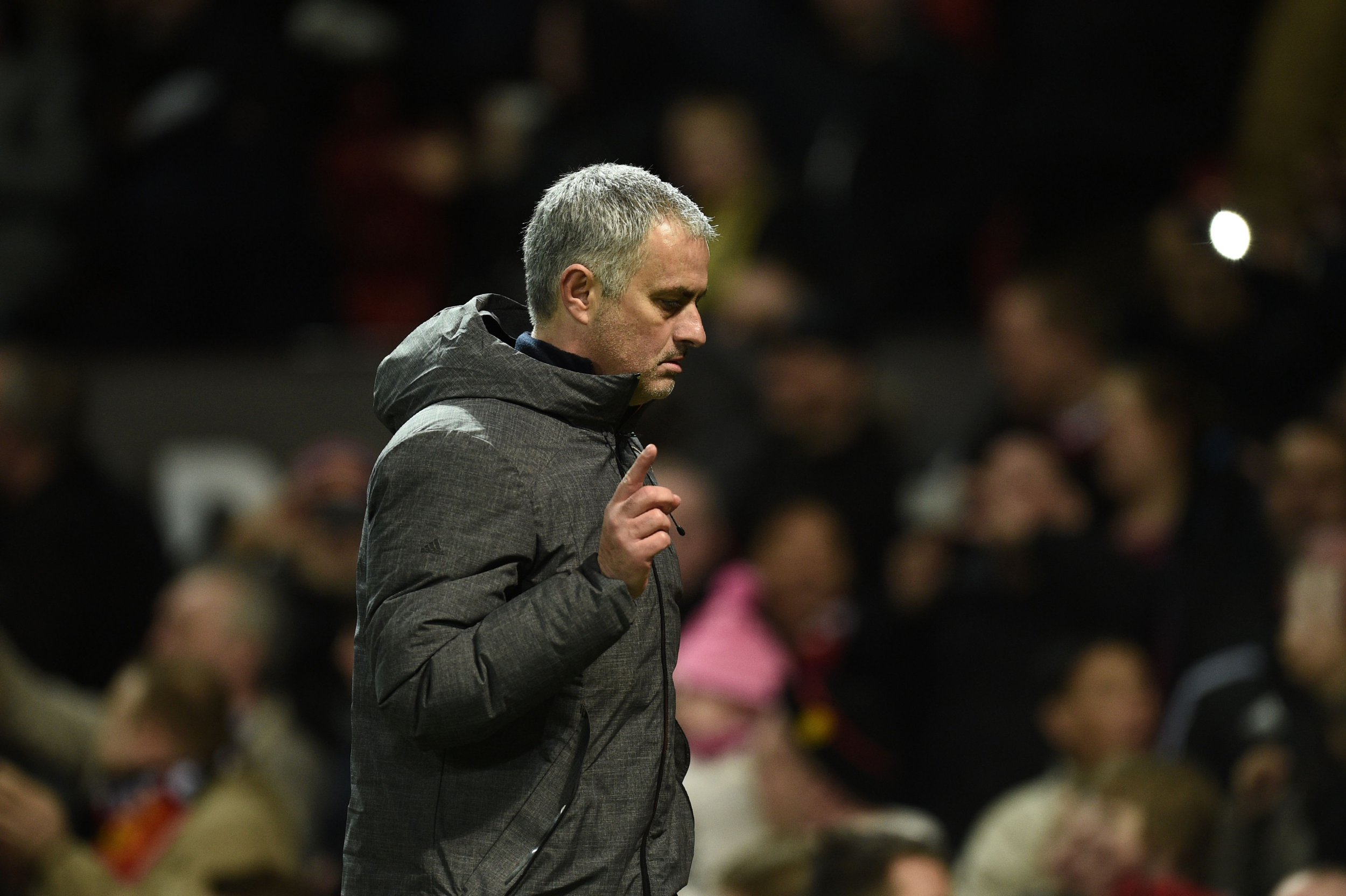 Manchester United manager Jose Mourinho at Old Trafford, England.