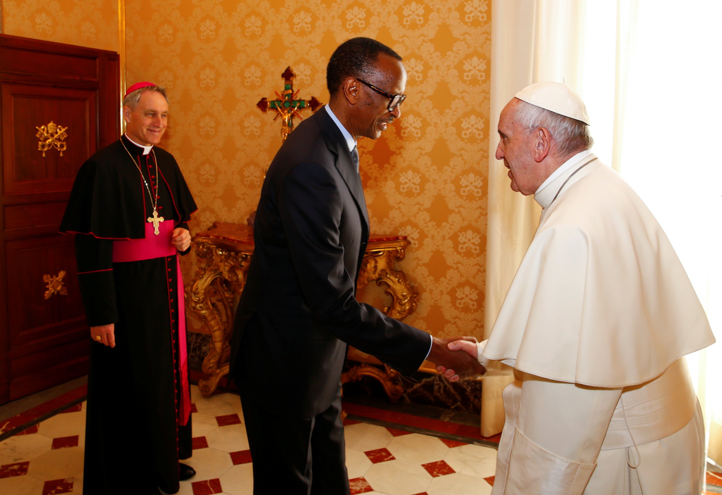 Paul Kagame Pope Francis