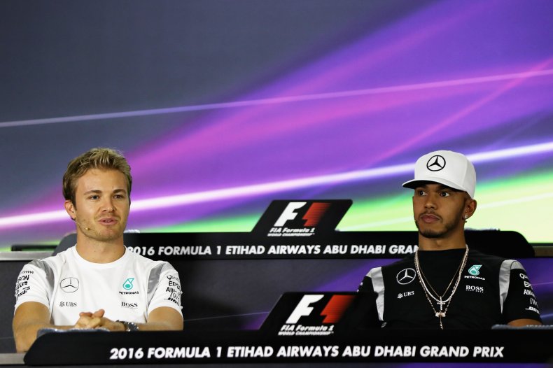 Rosberg and Hamilton