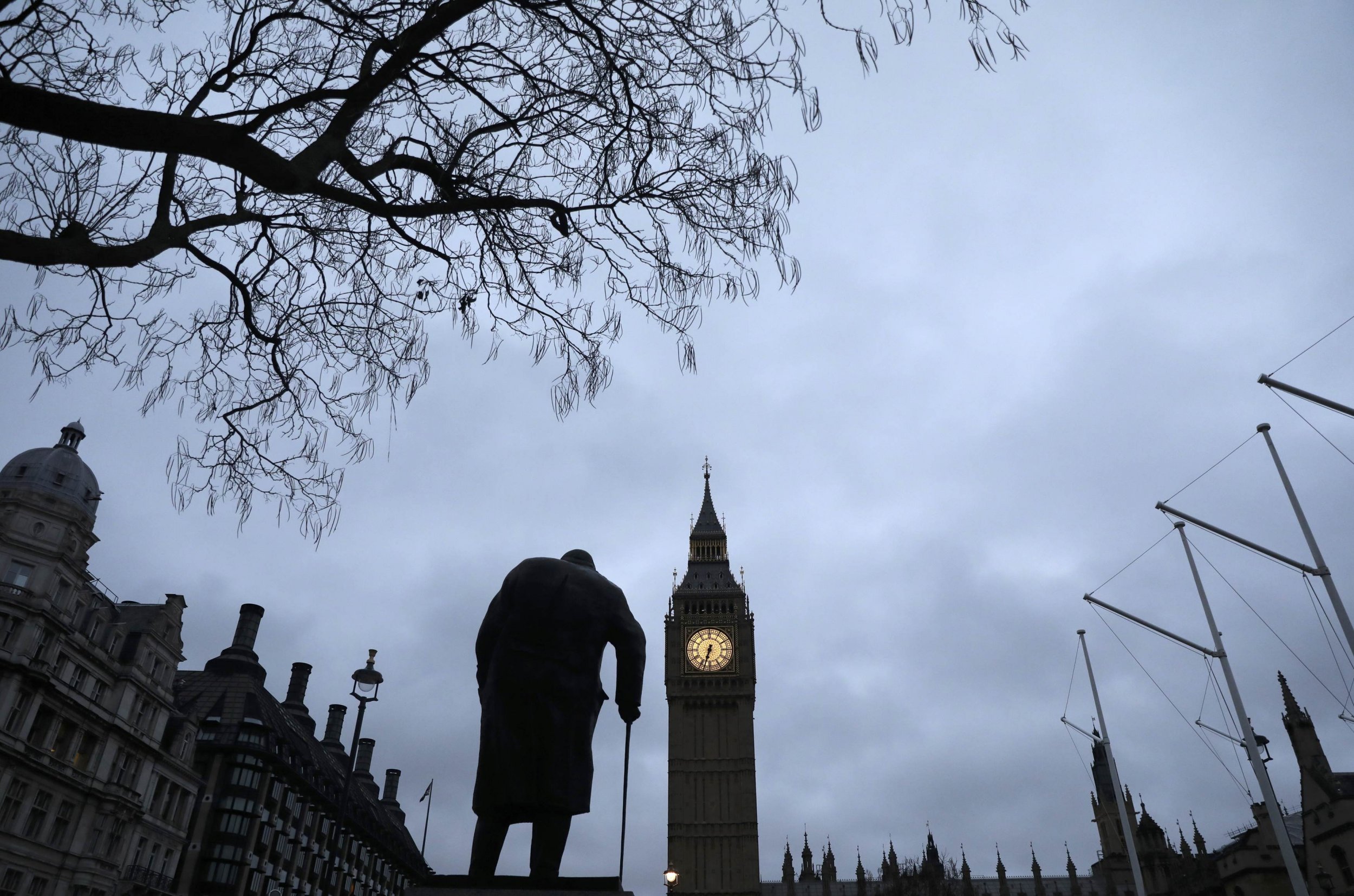 Winston Churchill statue