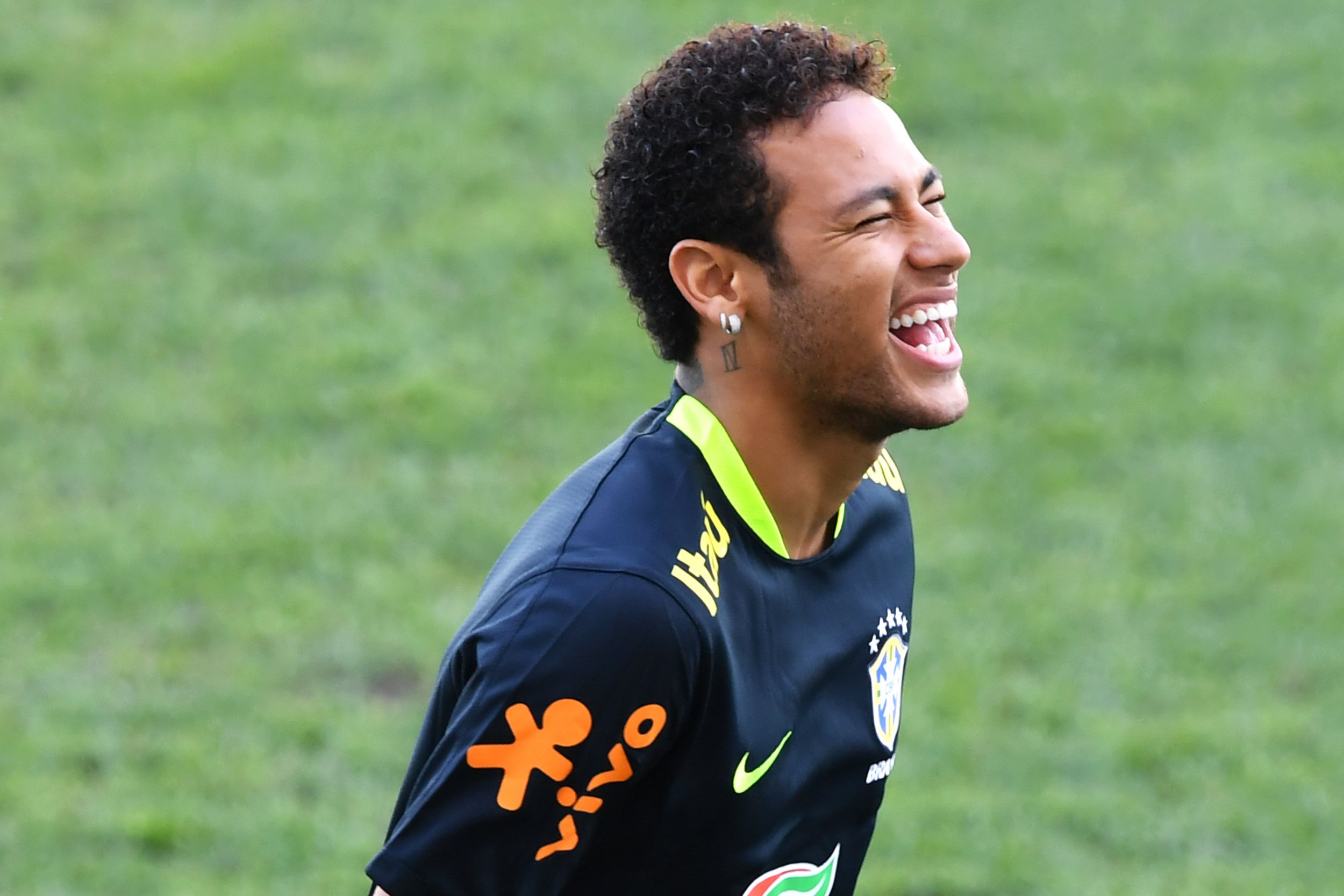 Brazil international Neymar in Sao Paulo, Brazil, March 26. 