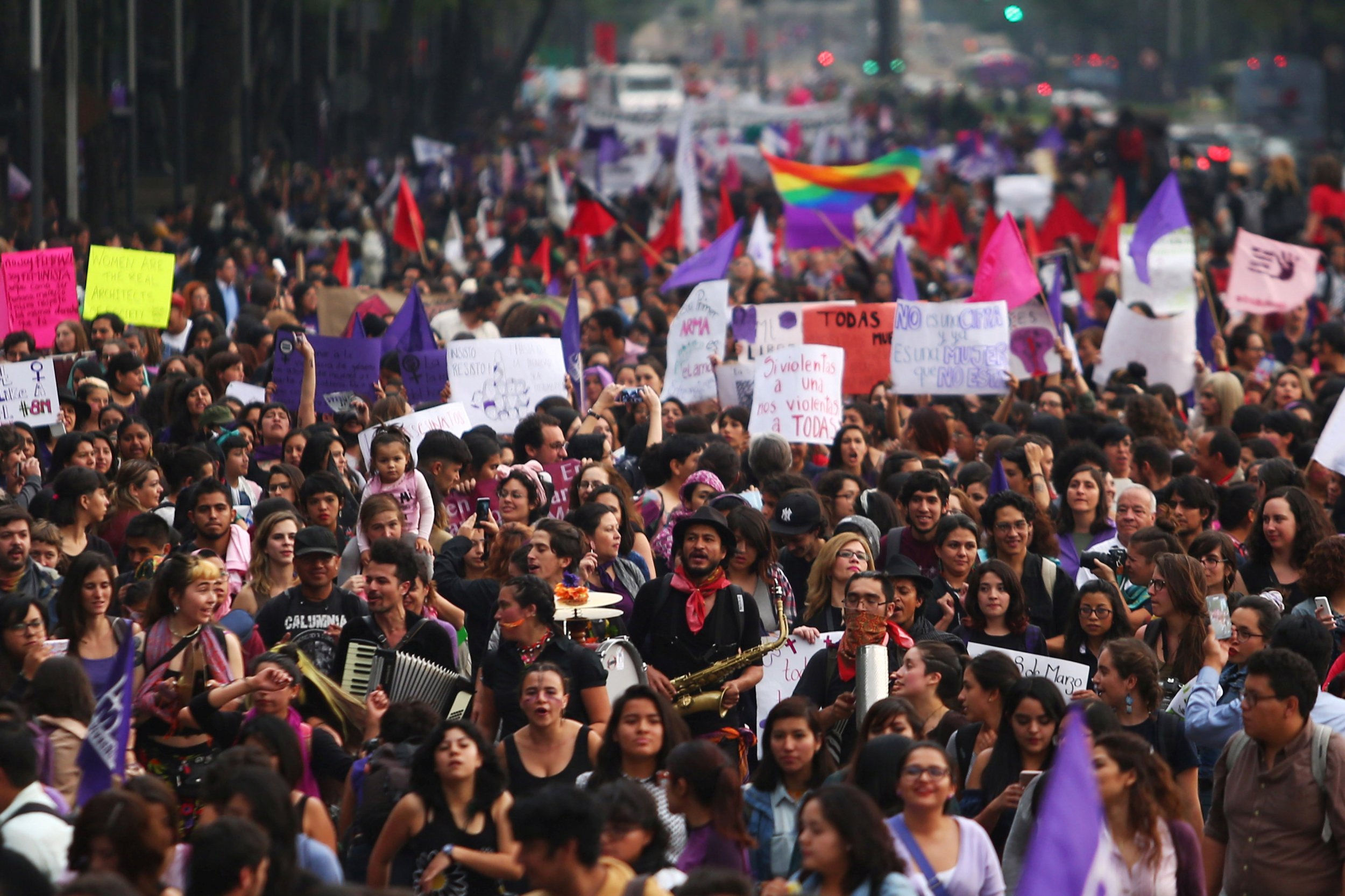 Mexico Women's Day protest