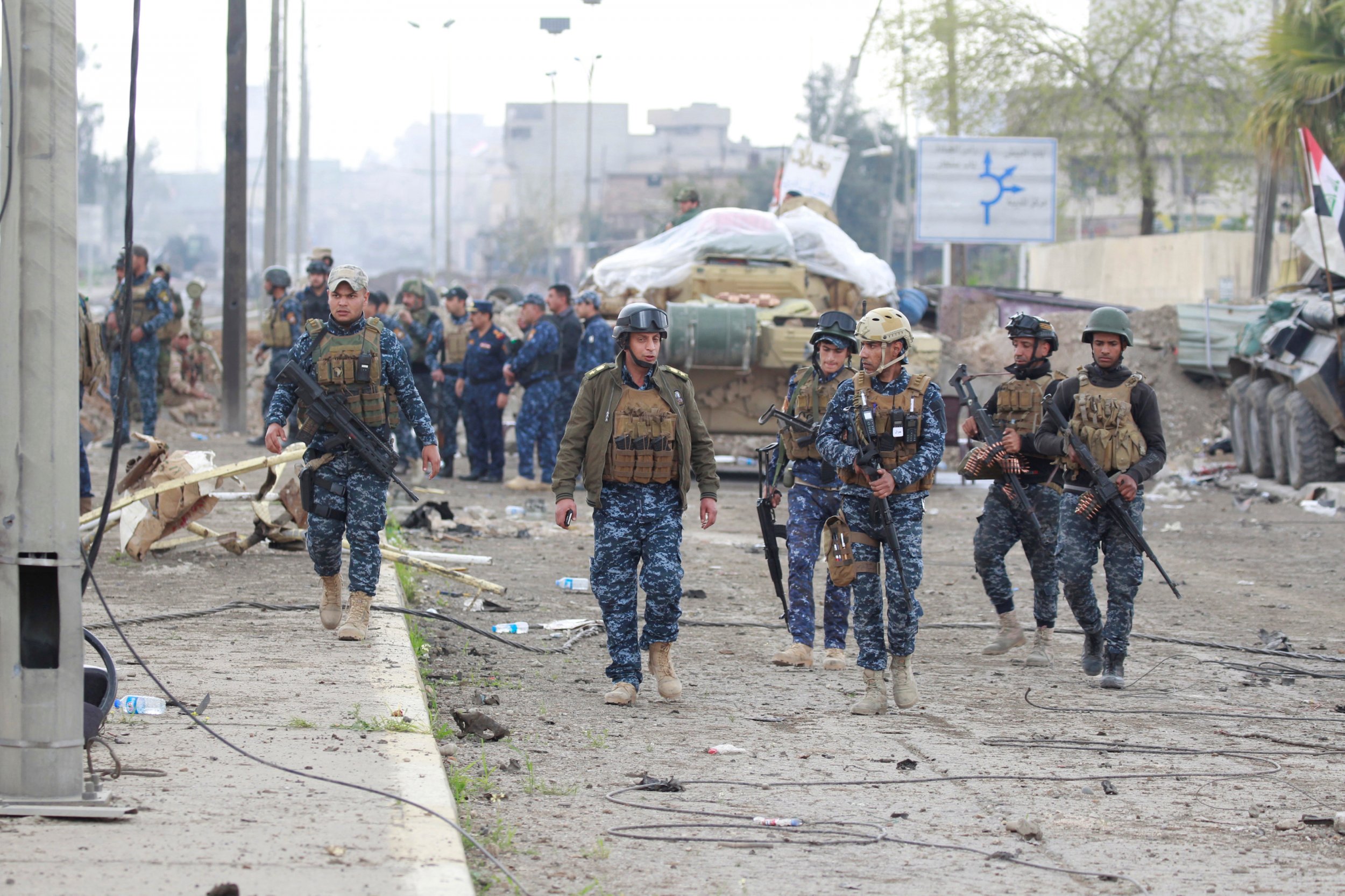 Iraqi soldiers, Mosul