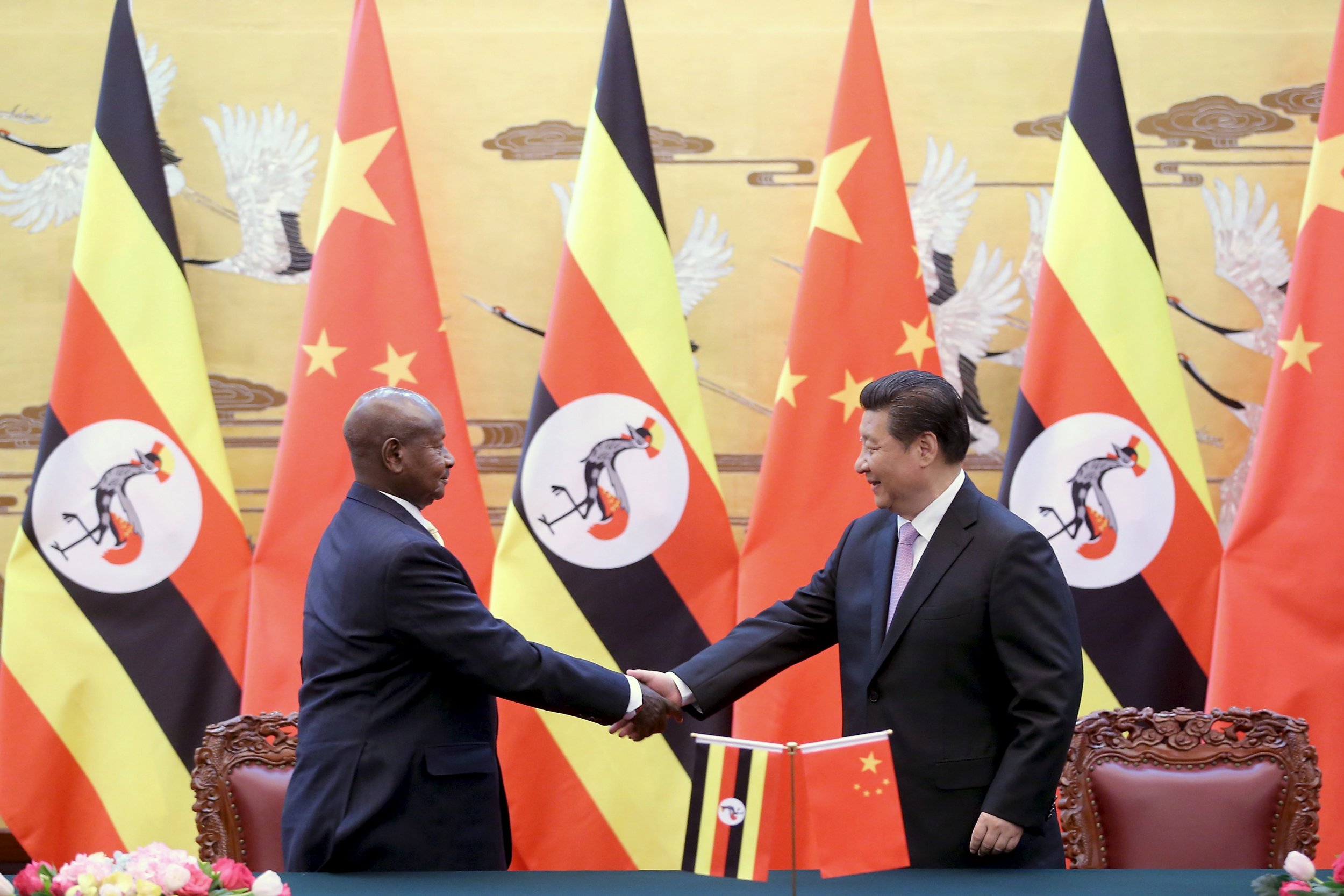 Xi Jinping and Museveni