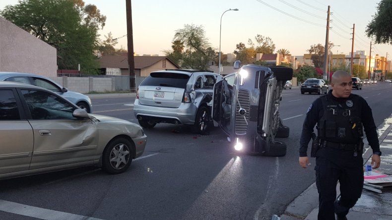 uber crash self-driving car