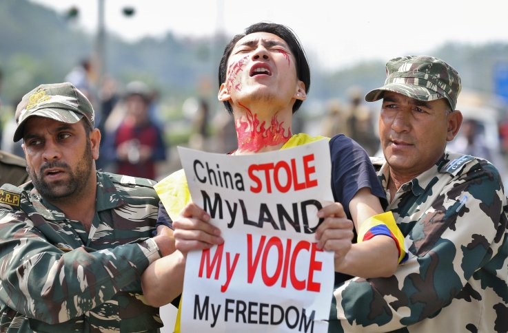 Tibet protest Tibet protest