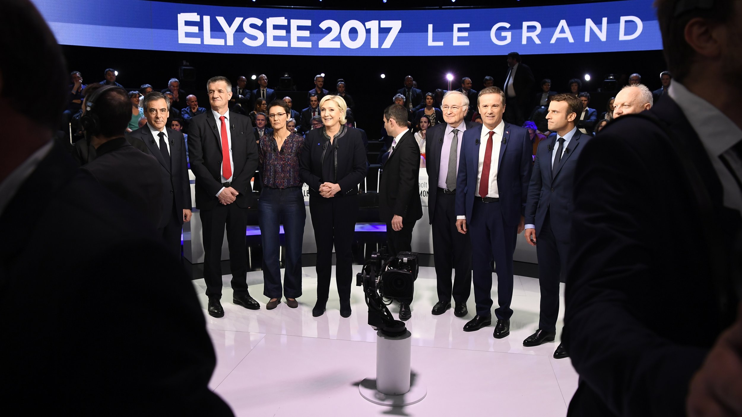 Macron Le Pen Clash In Heated French TV Debate Weeks Before The Election