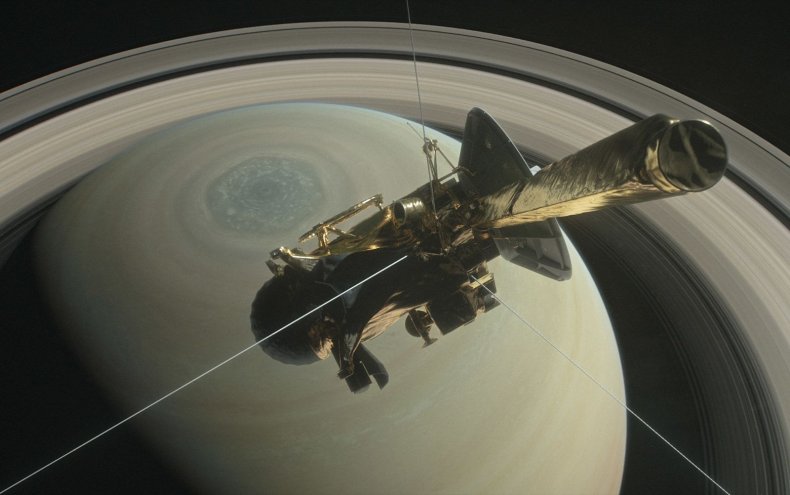 Nasa Cassini probe crash saturn