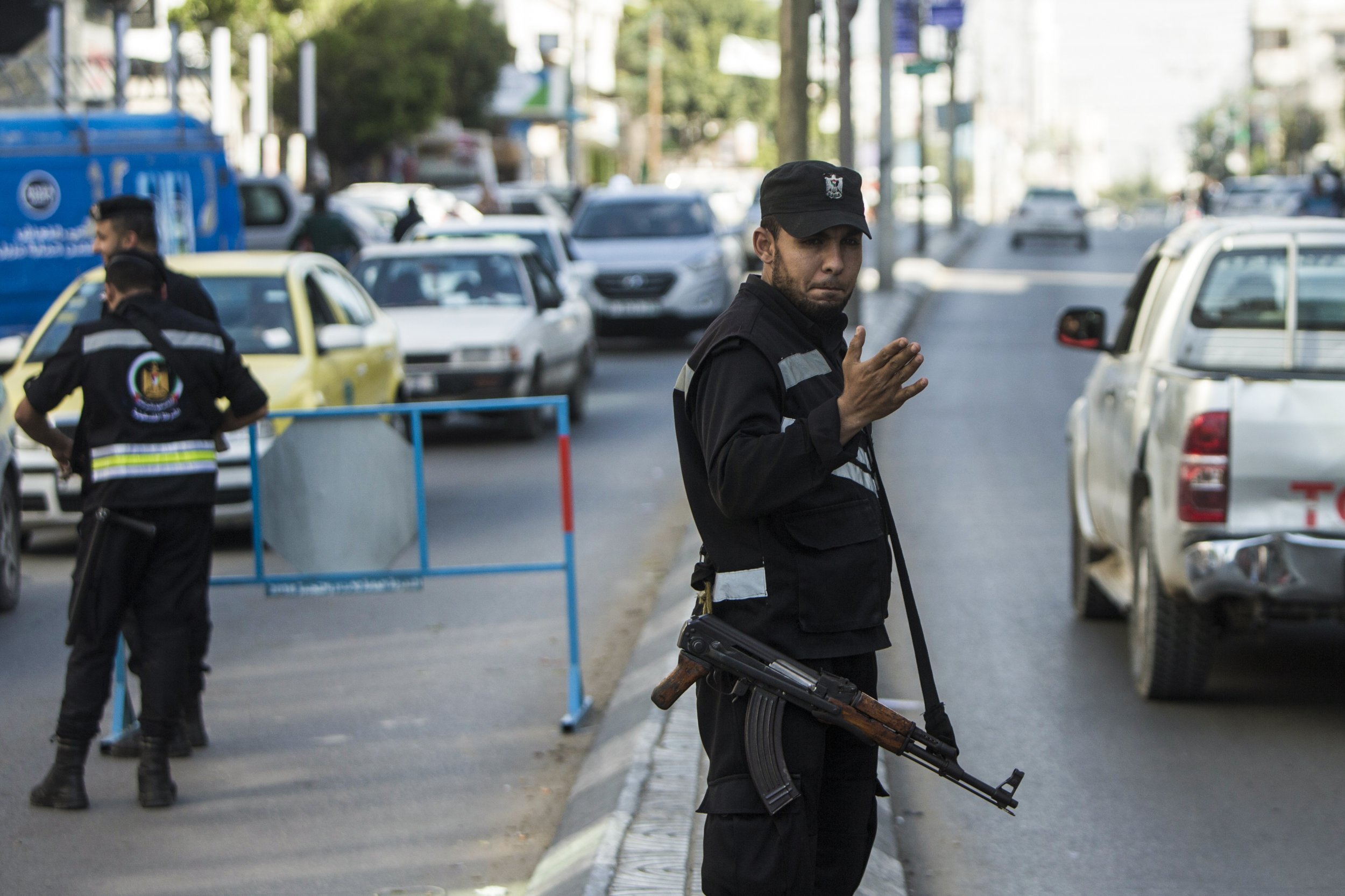 Hamas member in Gaza Strip