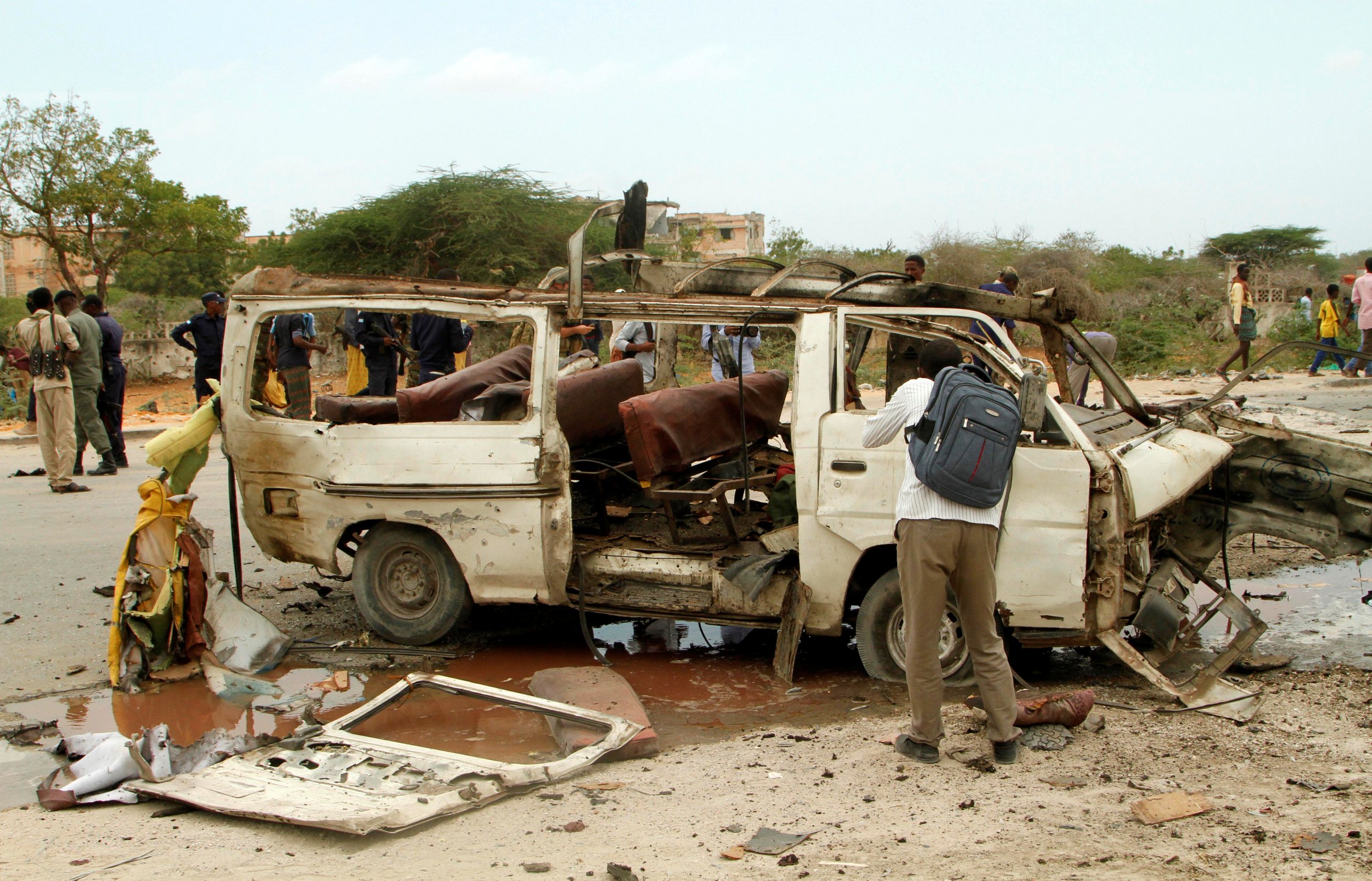 Al-Shabab bombing minibus