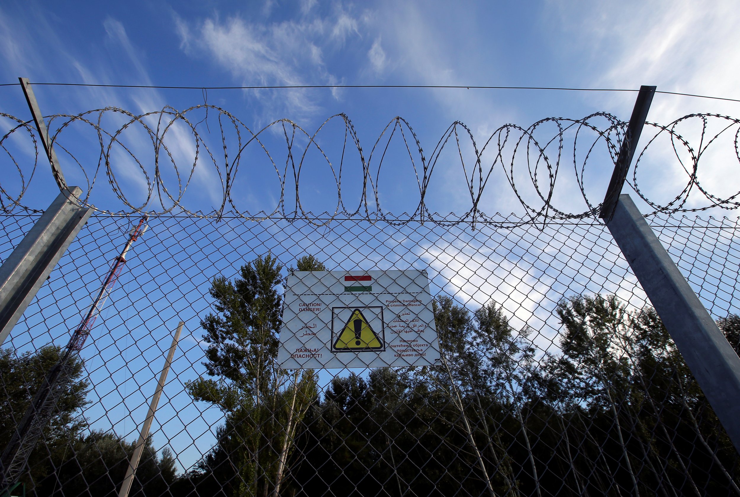 Hungary refugee fence