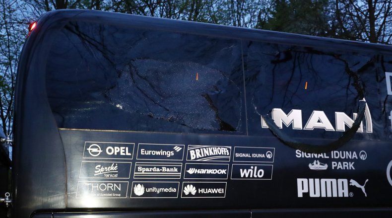 Borussia Dortmund team bus