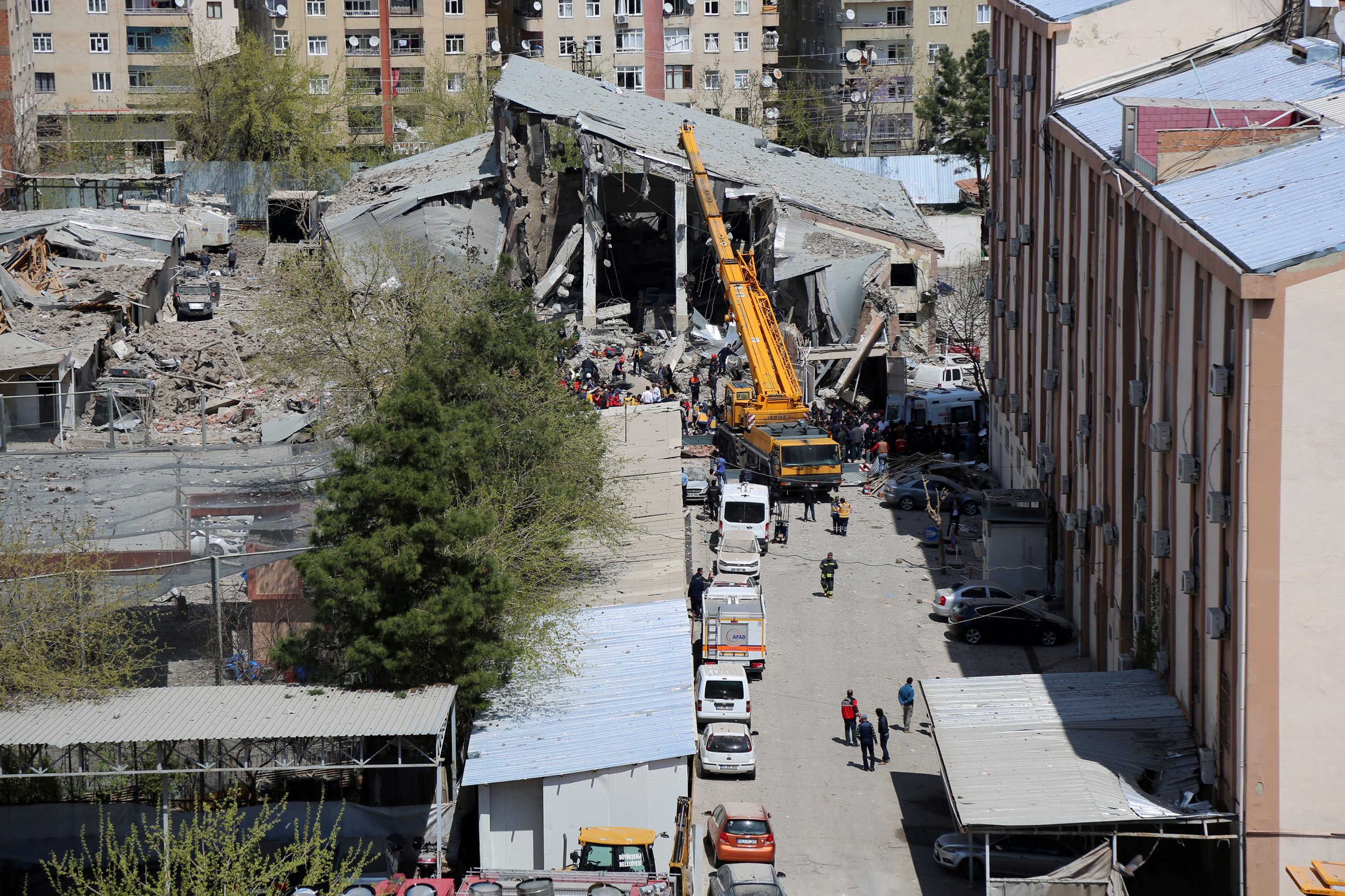 Explosion at Diyarbakir, Turkey