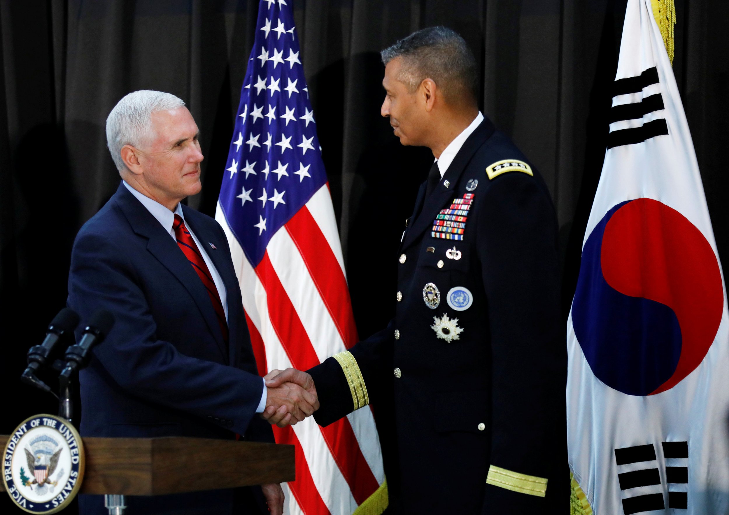 Pence South Korea