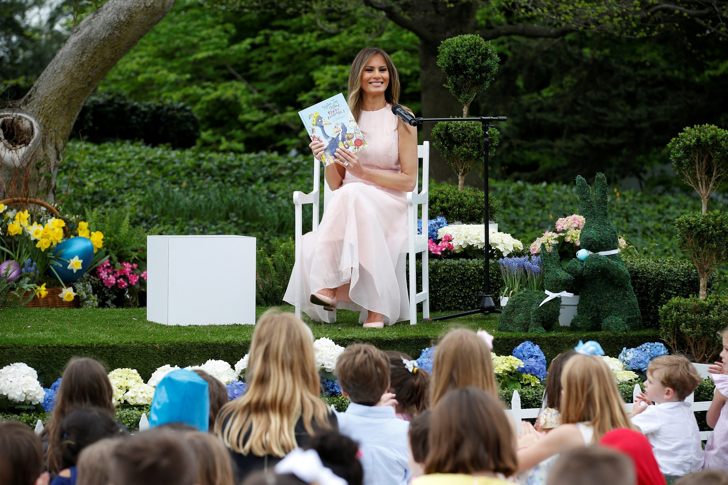 was melania readin a prompter in pensylvenia