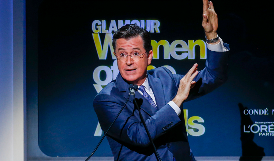 Stephen Colbert compares 'InfoWars' Alex Jones to 'coked out football coach' on 'The Late Show.'