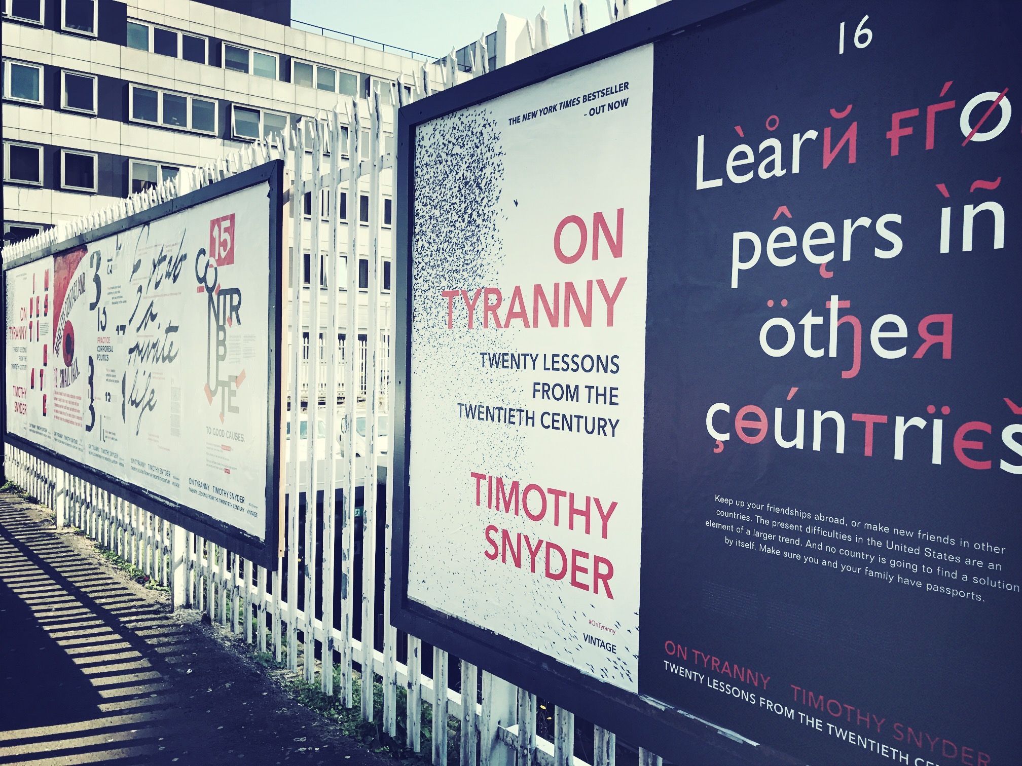 4-19-17 On Tyranny Posters in London