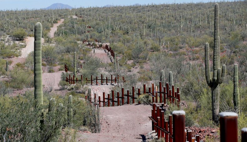 U.S. Mexico border fence
