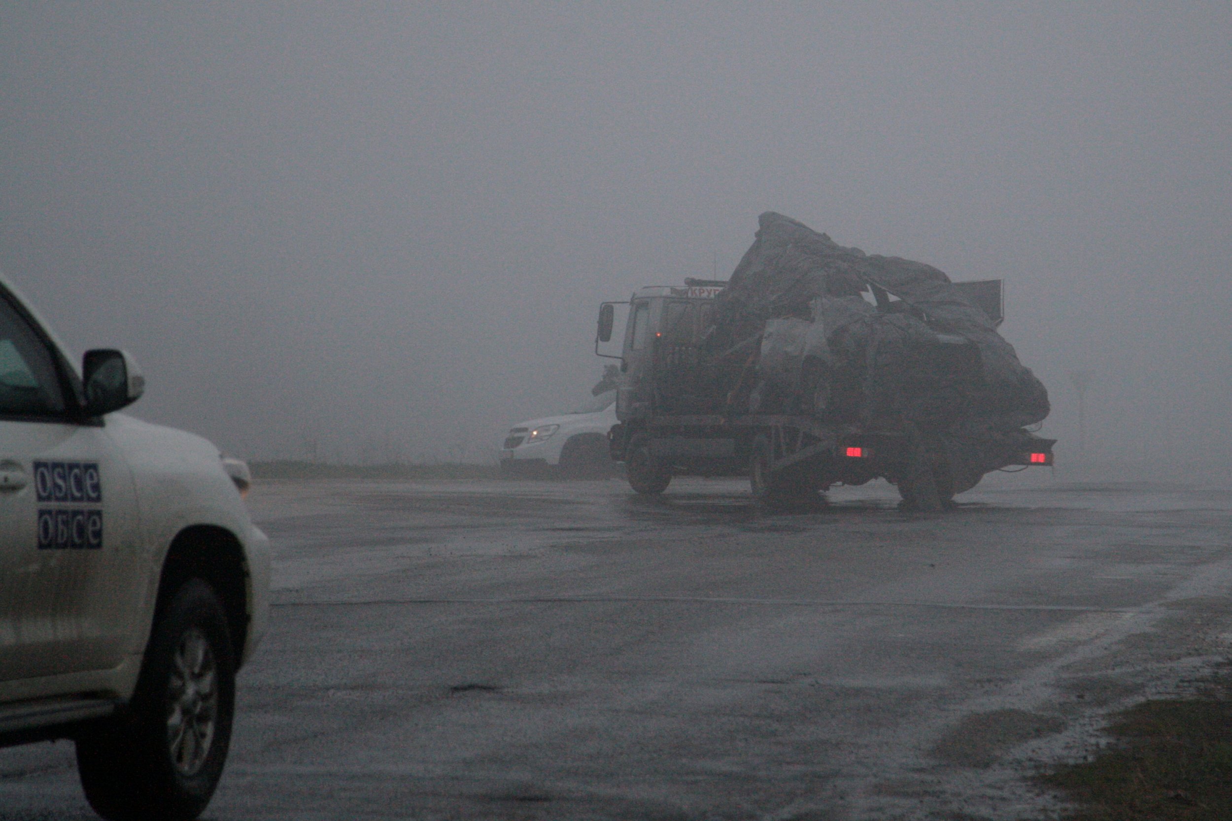 OSCE vehicle, Luhansk, Ukraine