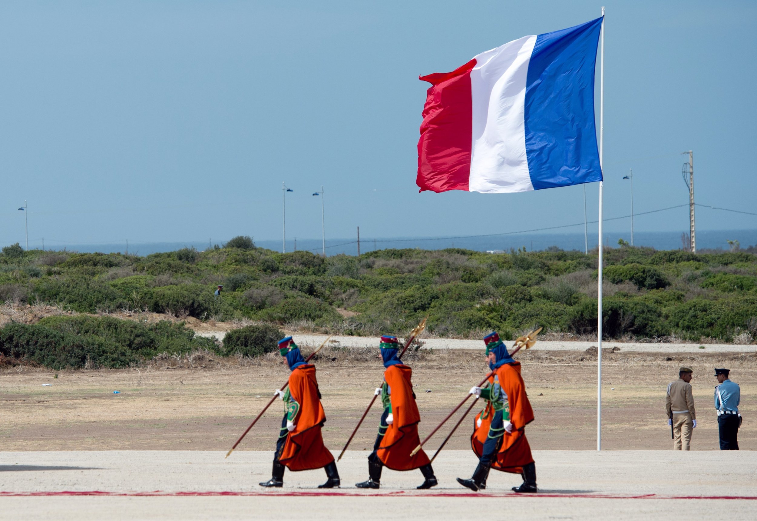 French flag Morocco